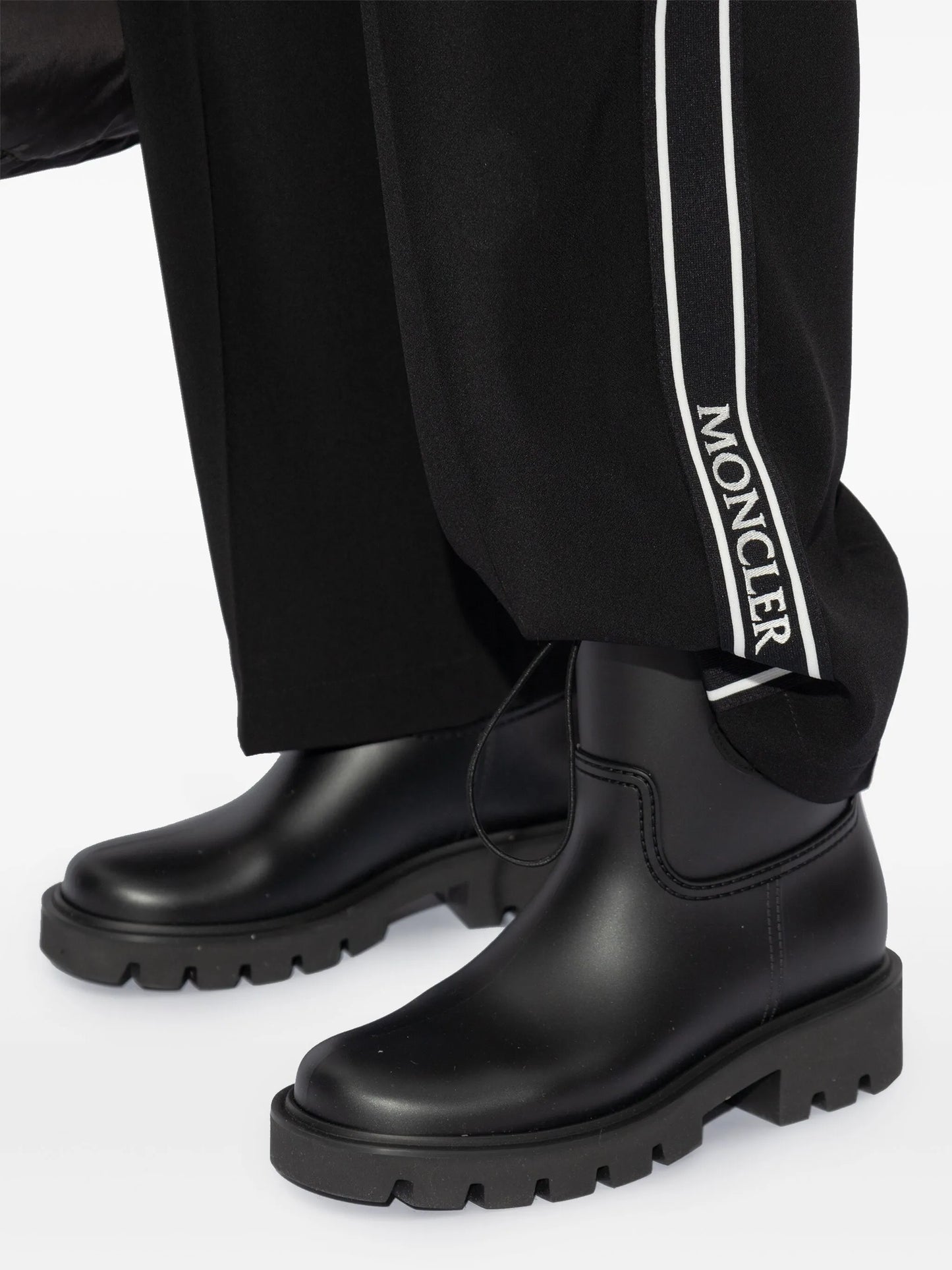 lug sole slip-on ankle boots