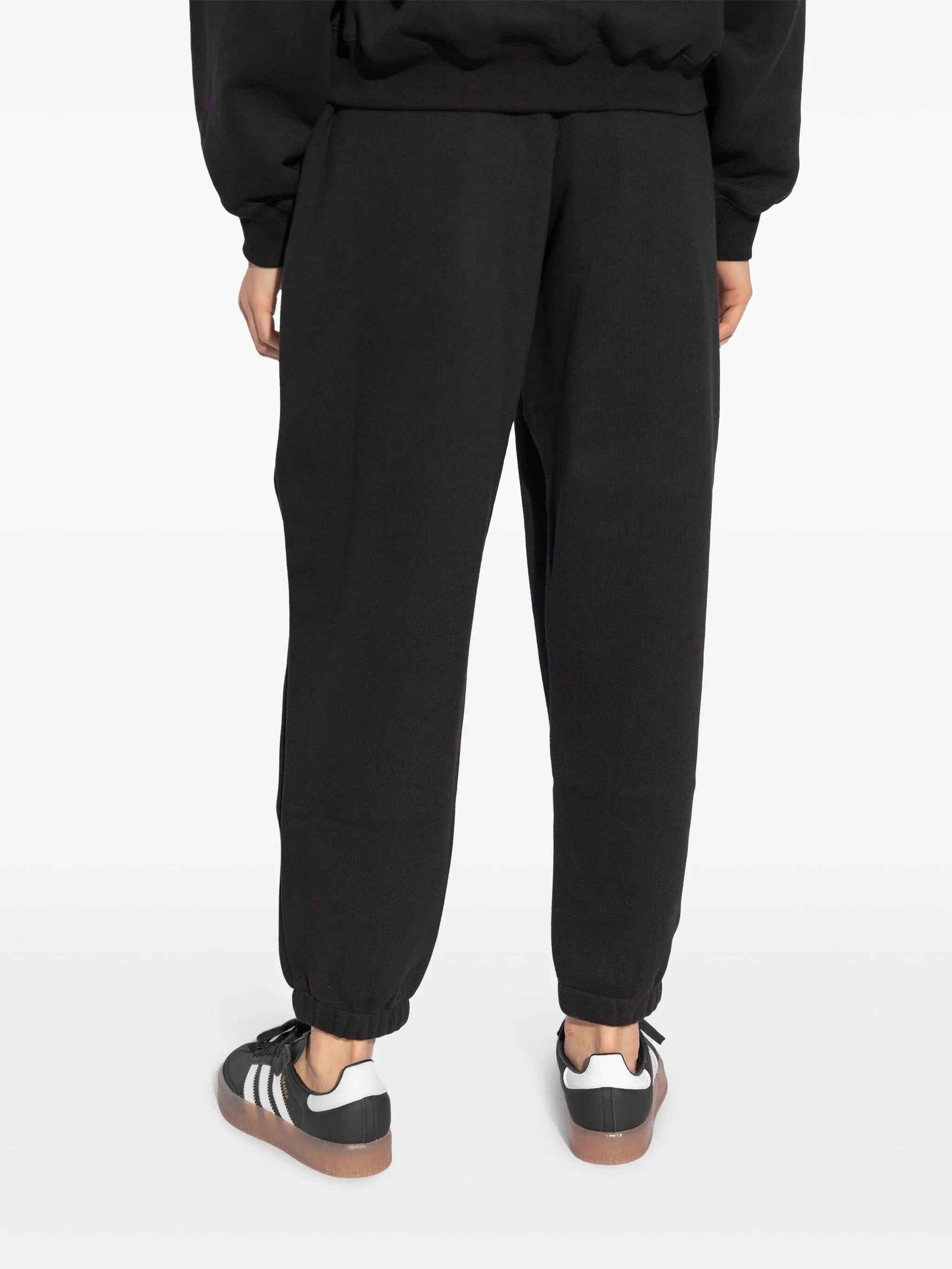 logo cotton track pants