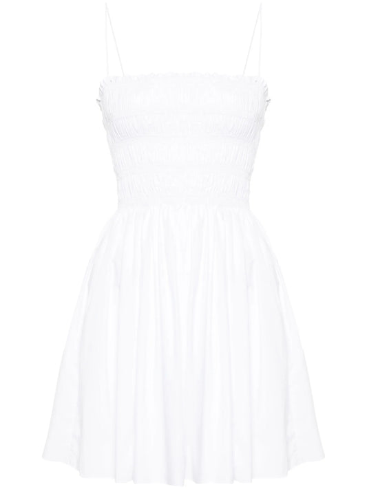 spaghetti-straps mini dress