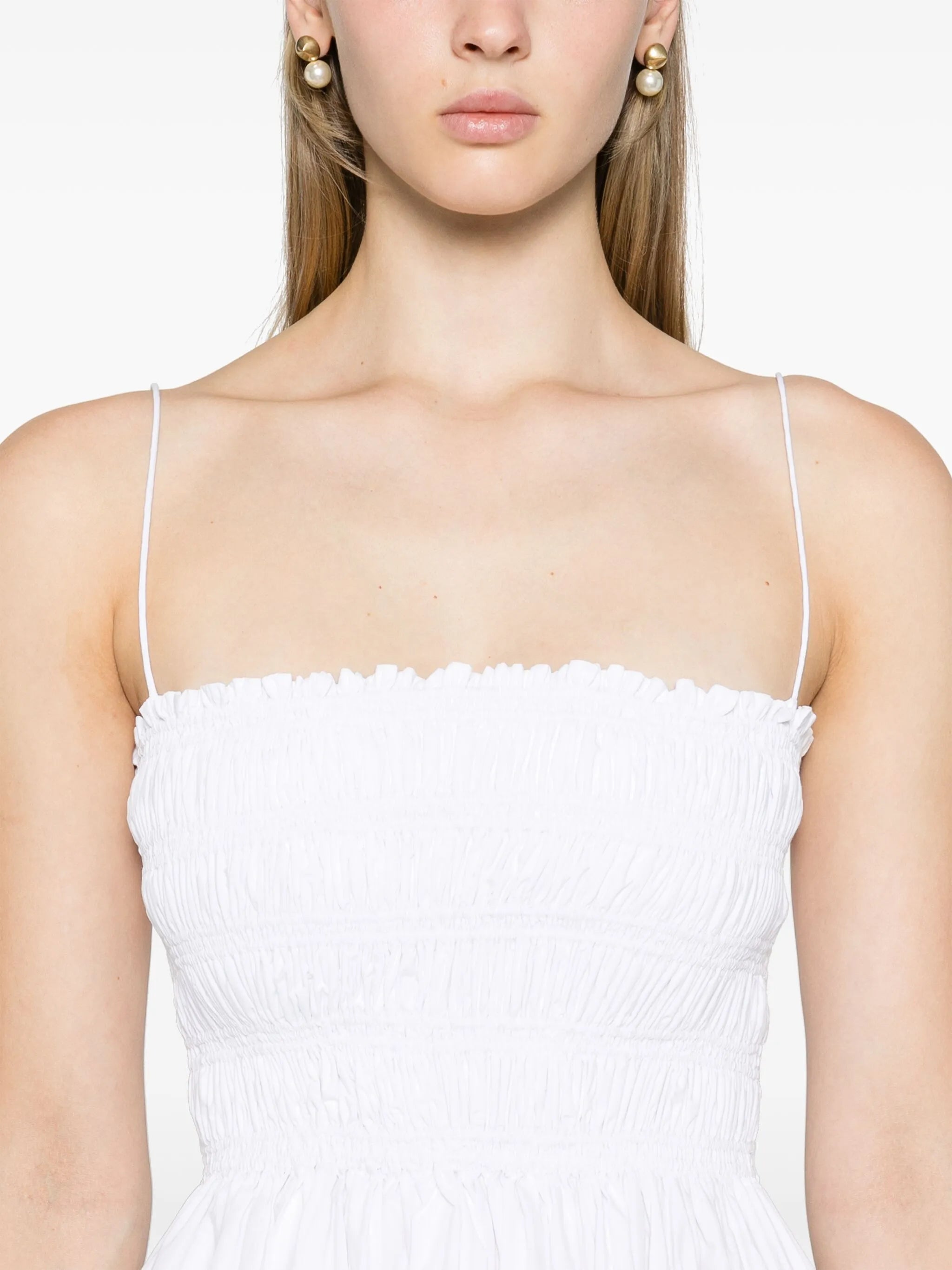 spaghetti-straps mini dress
