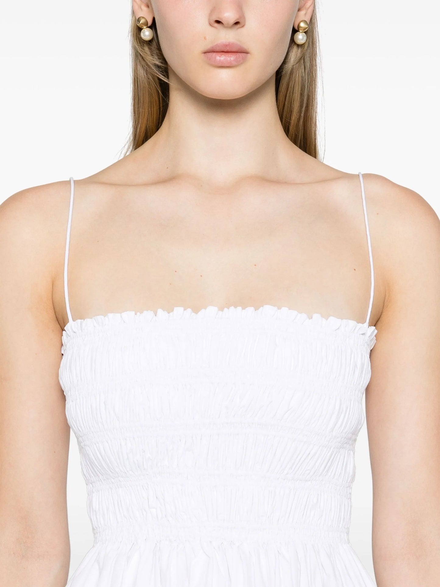 spaghetti-straps mini dress