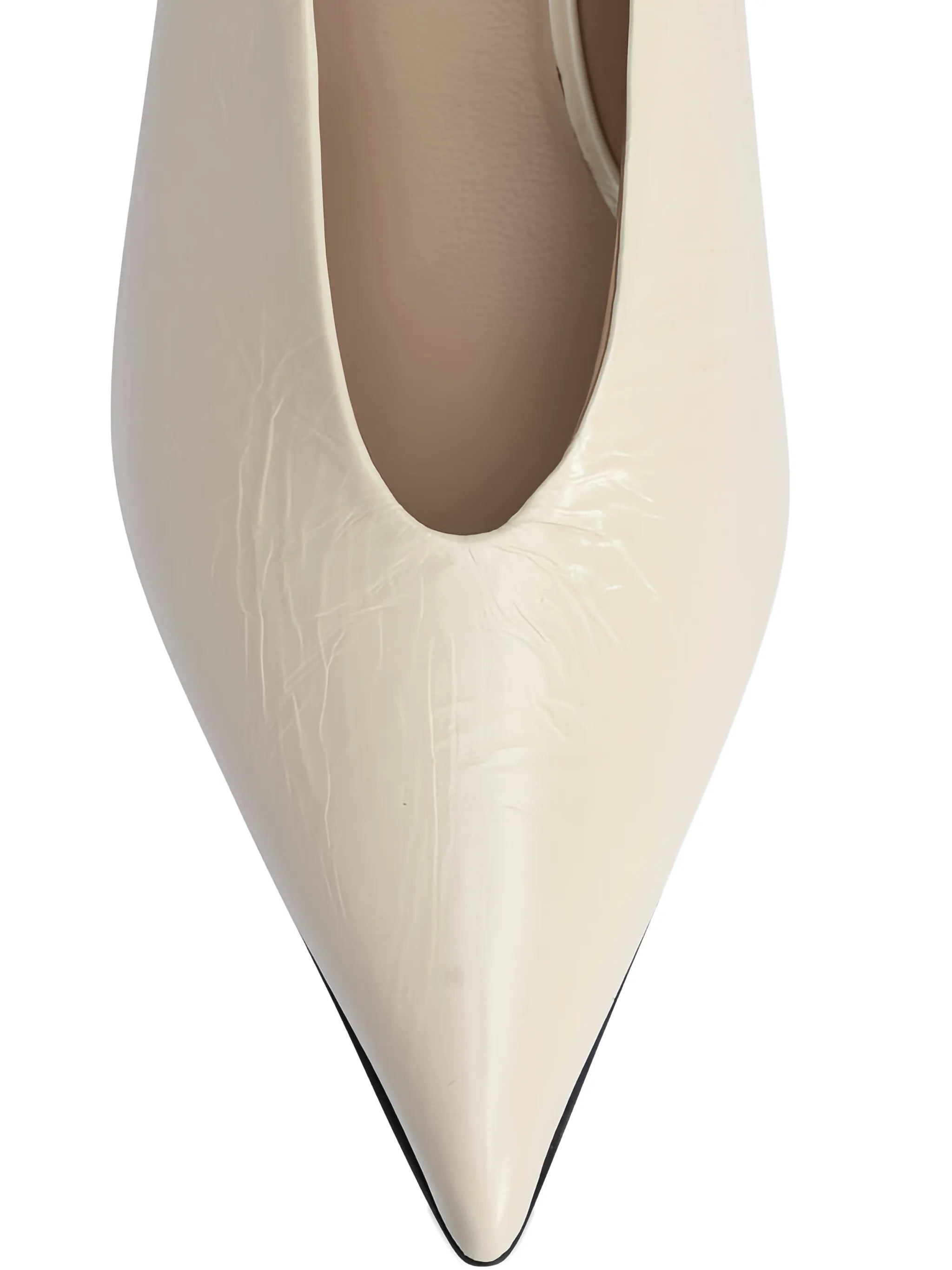 Babouche calf leather pumps