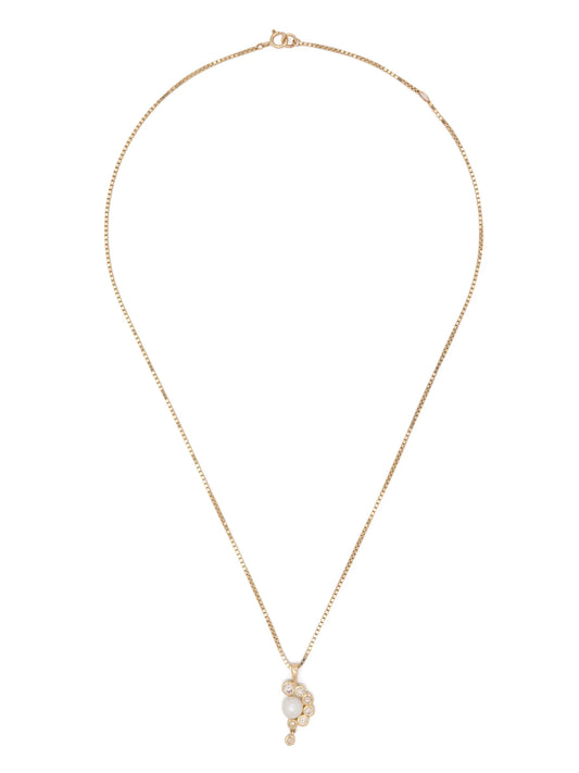 9CT yellow gold Martha Nº2 diamond necklace