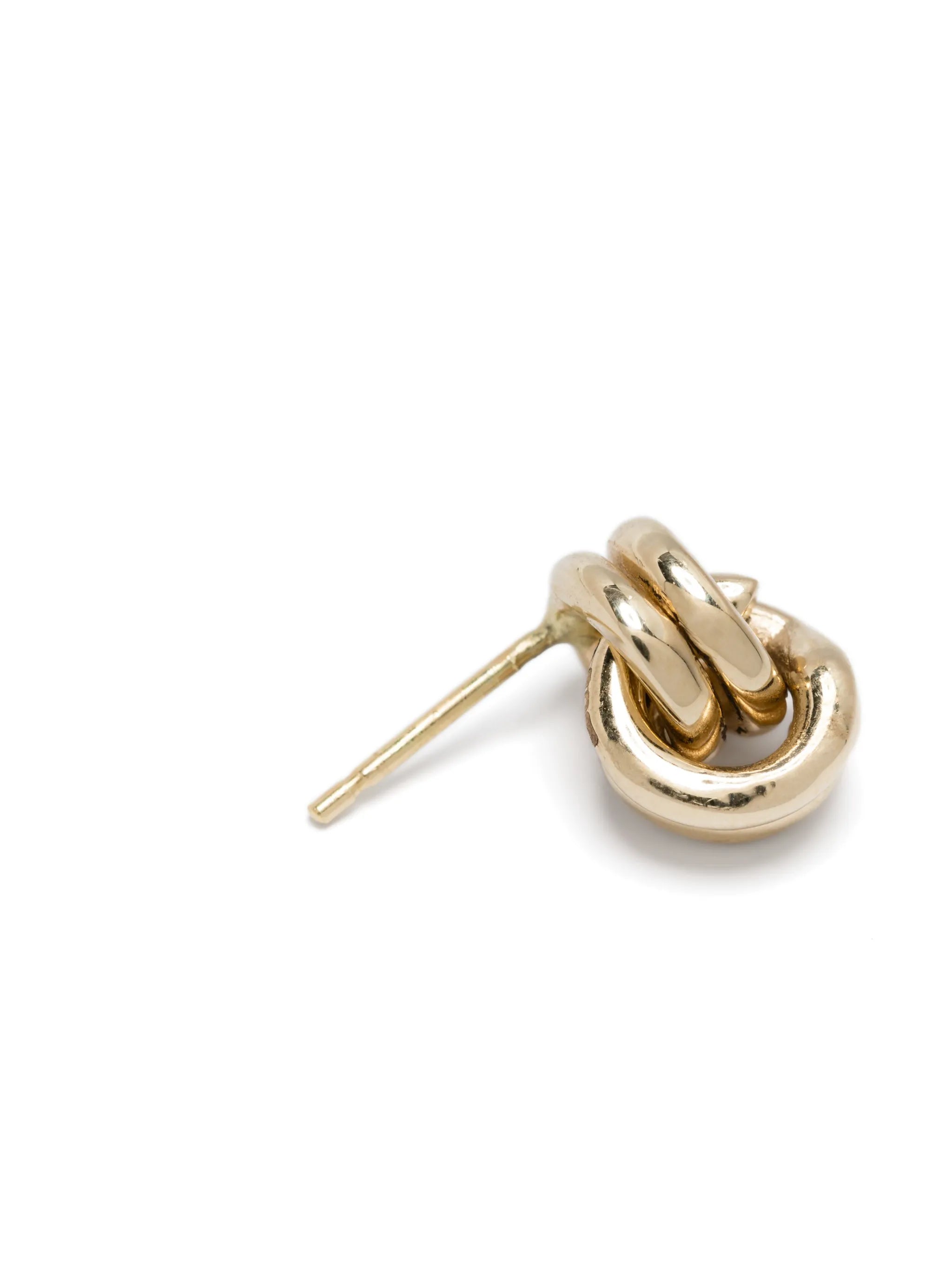 14K yellow gold single earring