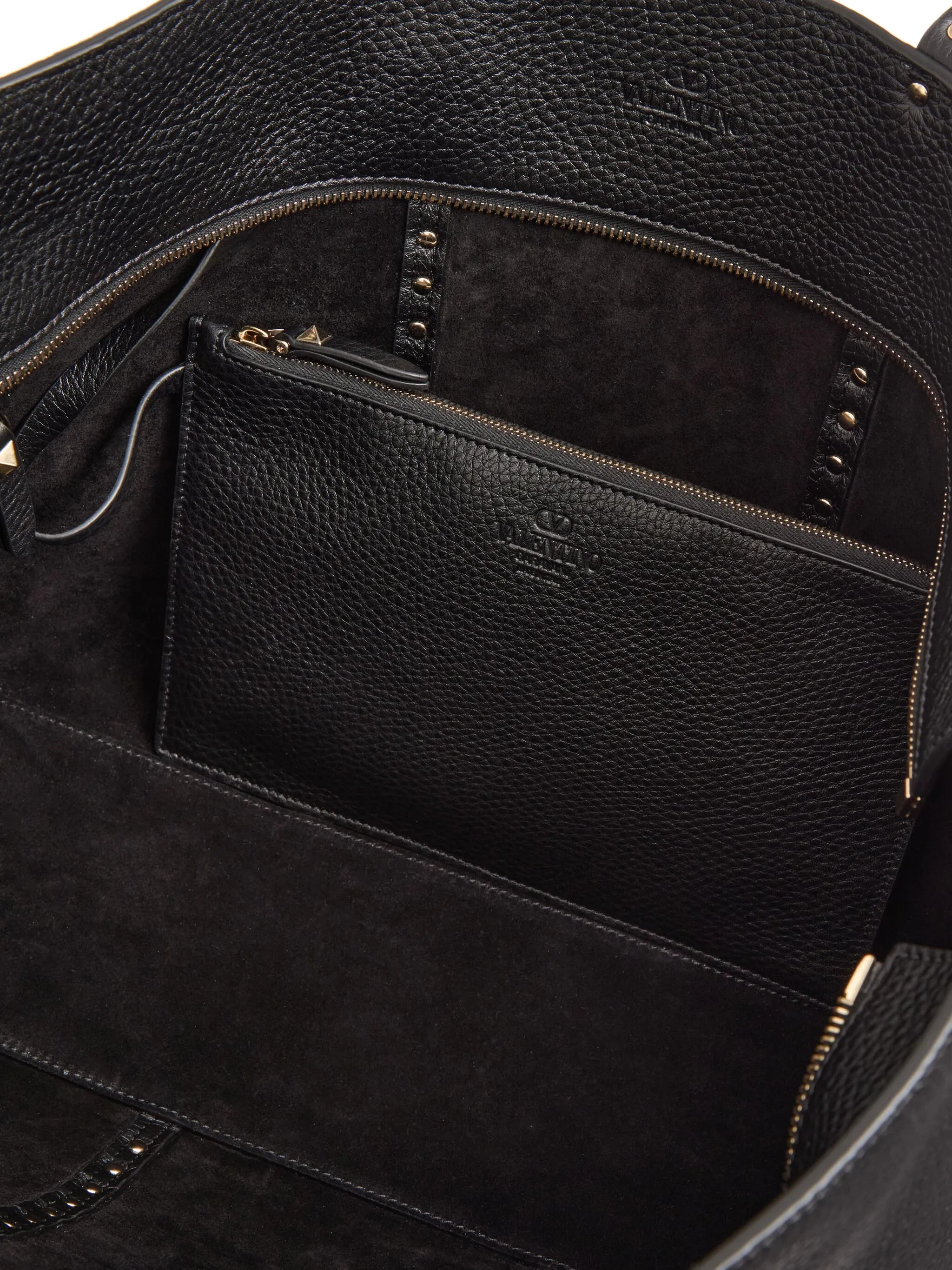 Rockstud-detail tote bag