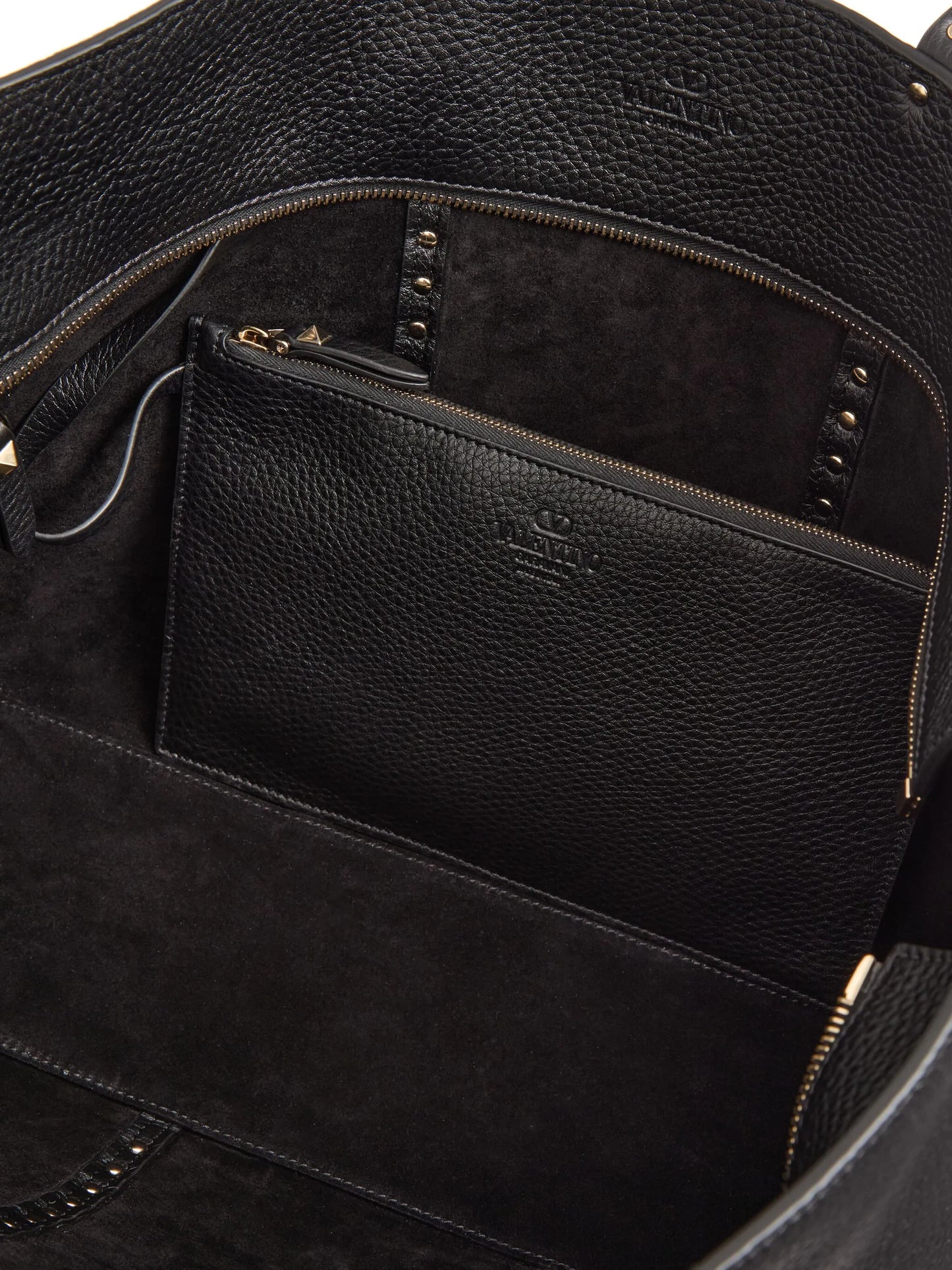 Rockstud-detail tote bag