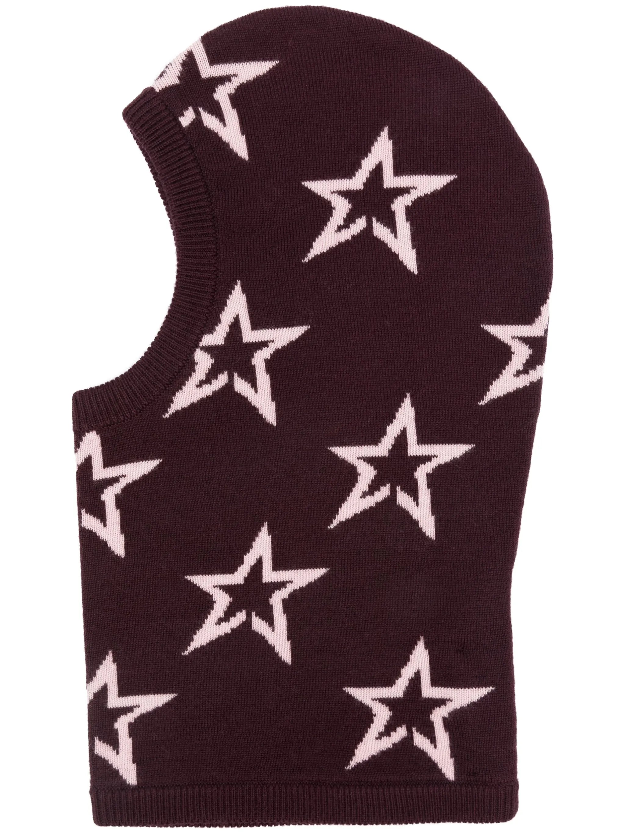 intarsia-knit balaclava