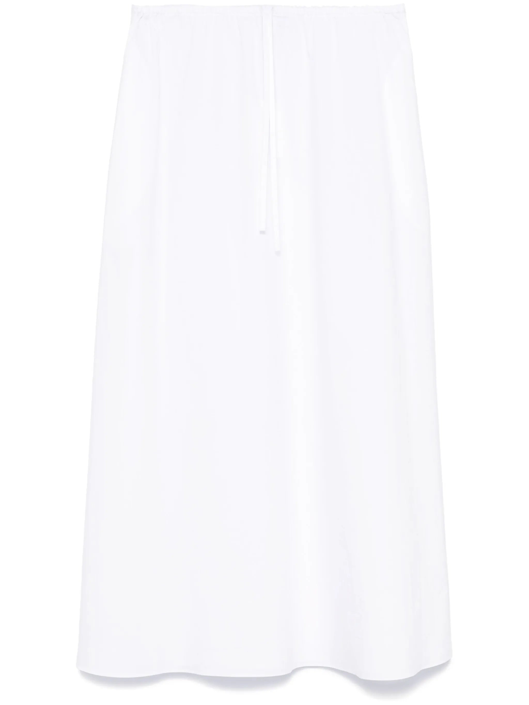 Drawcord organic cotton skirt