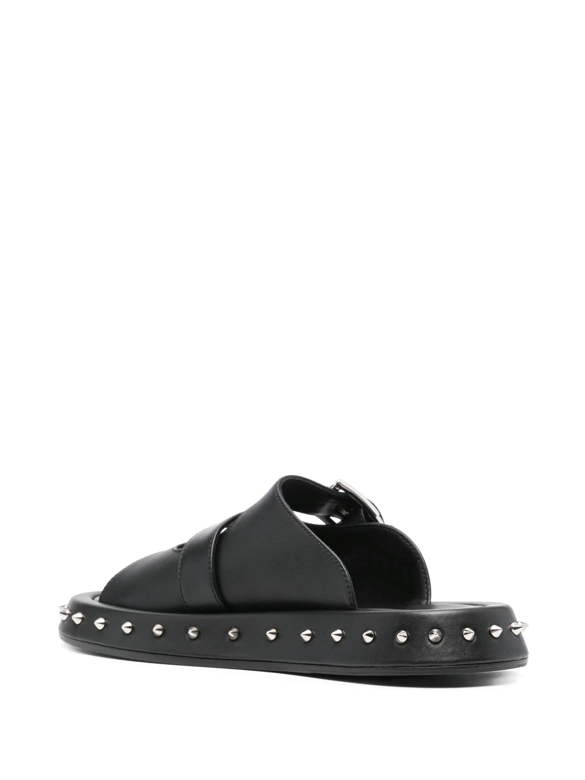 buckle leather sandals