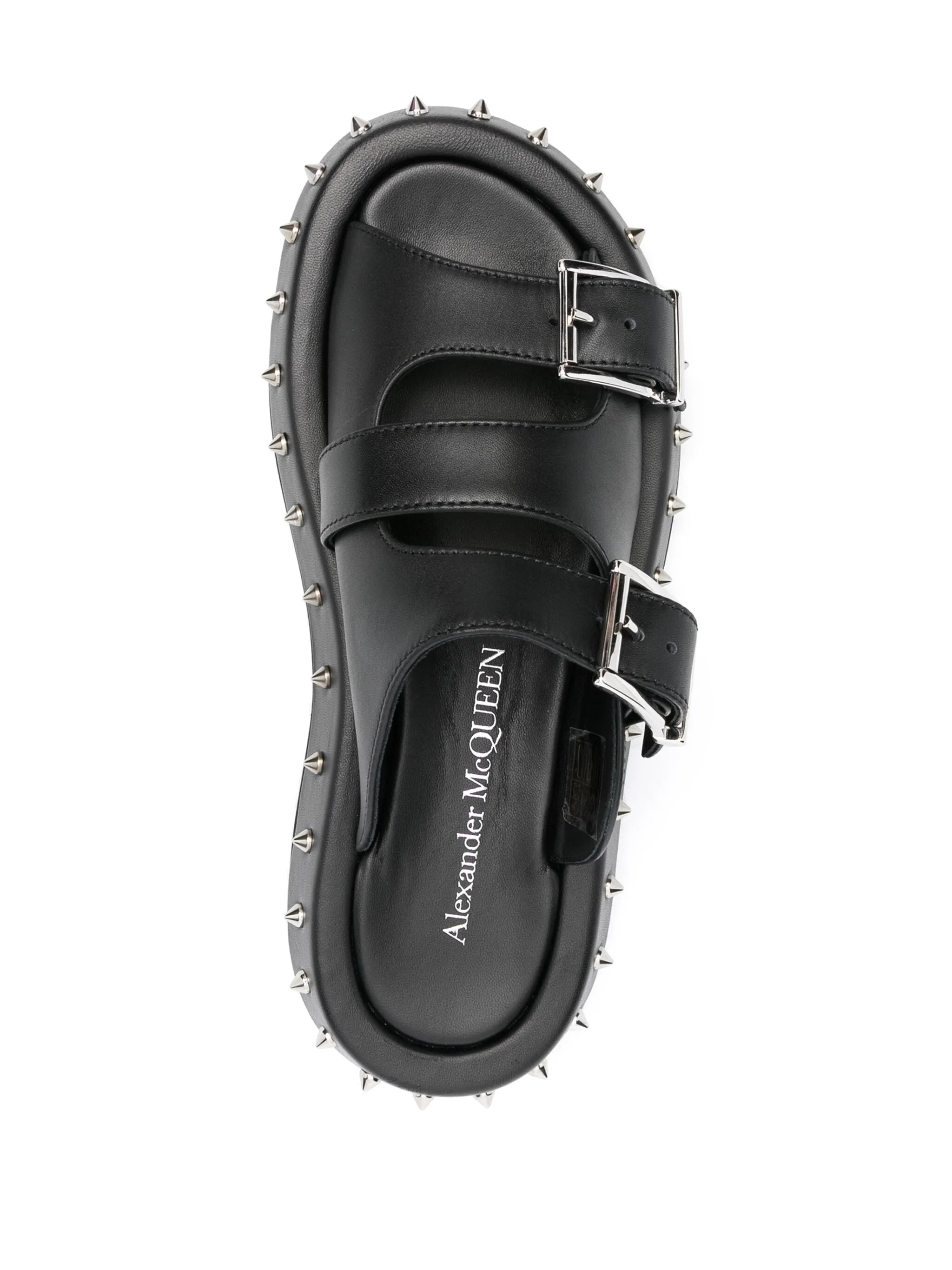 buckle leather sandals