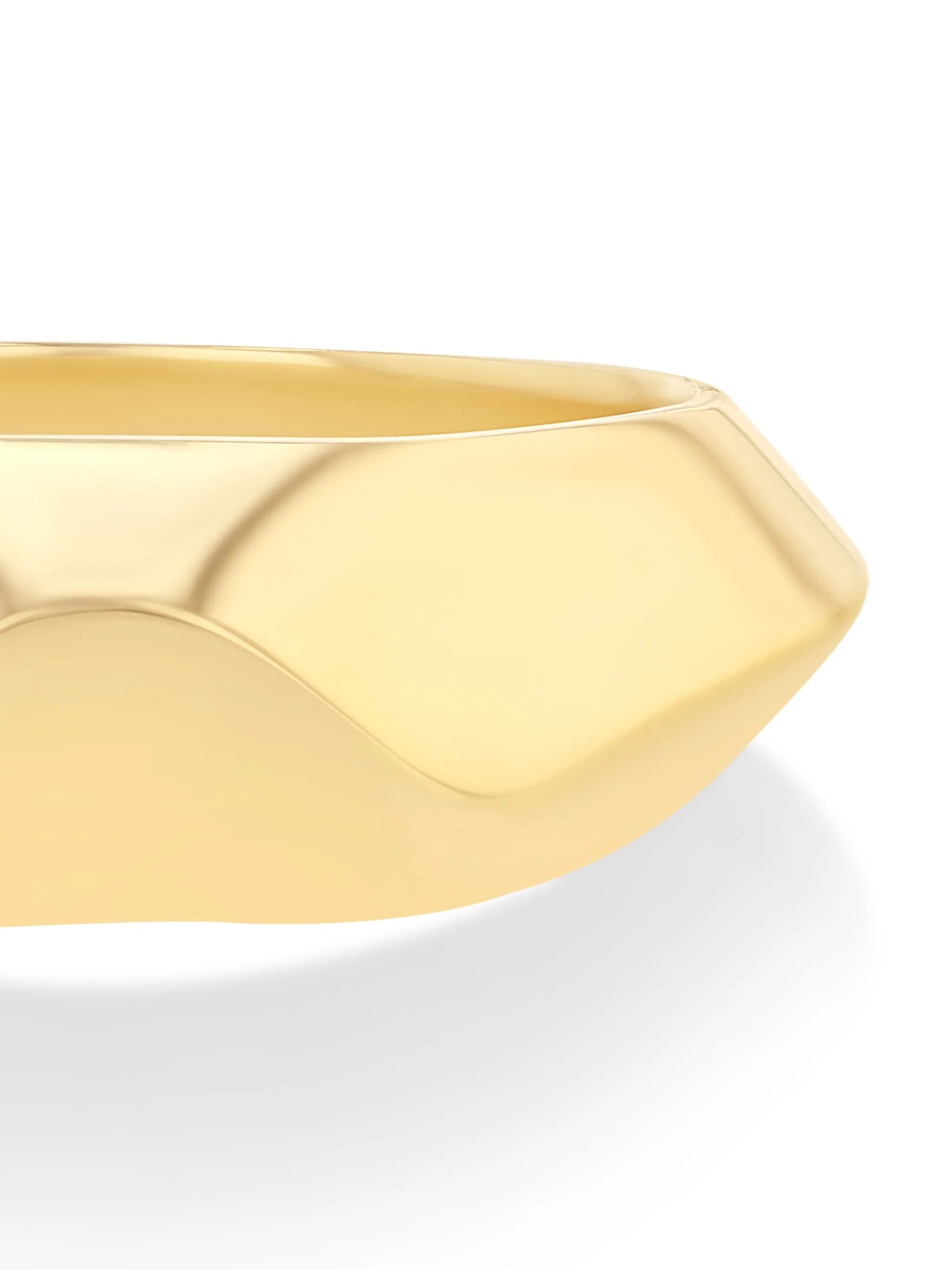 Liquid gold ring