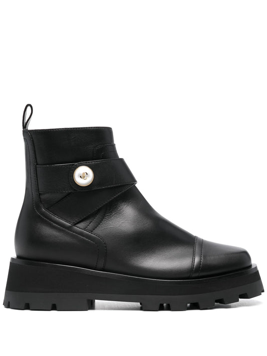 Meena side-zip ankle boots