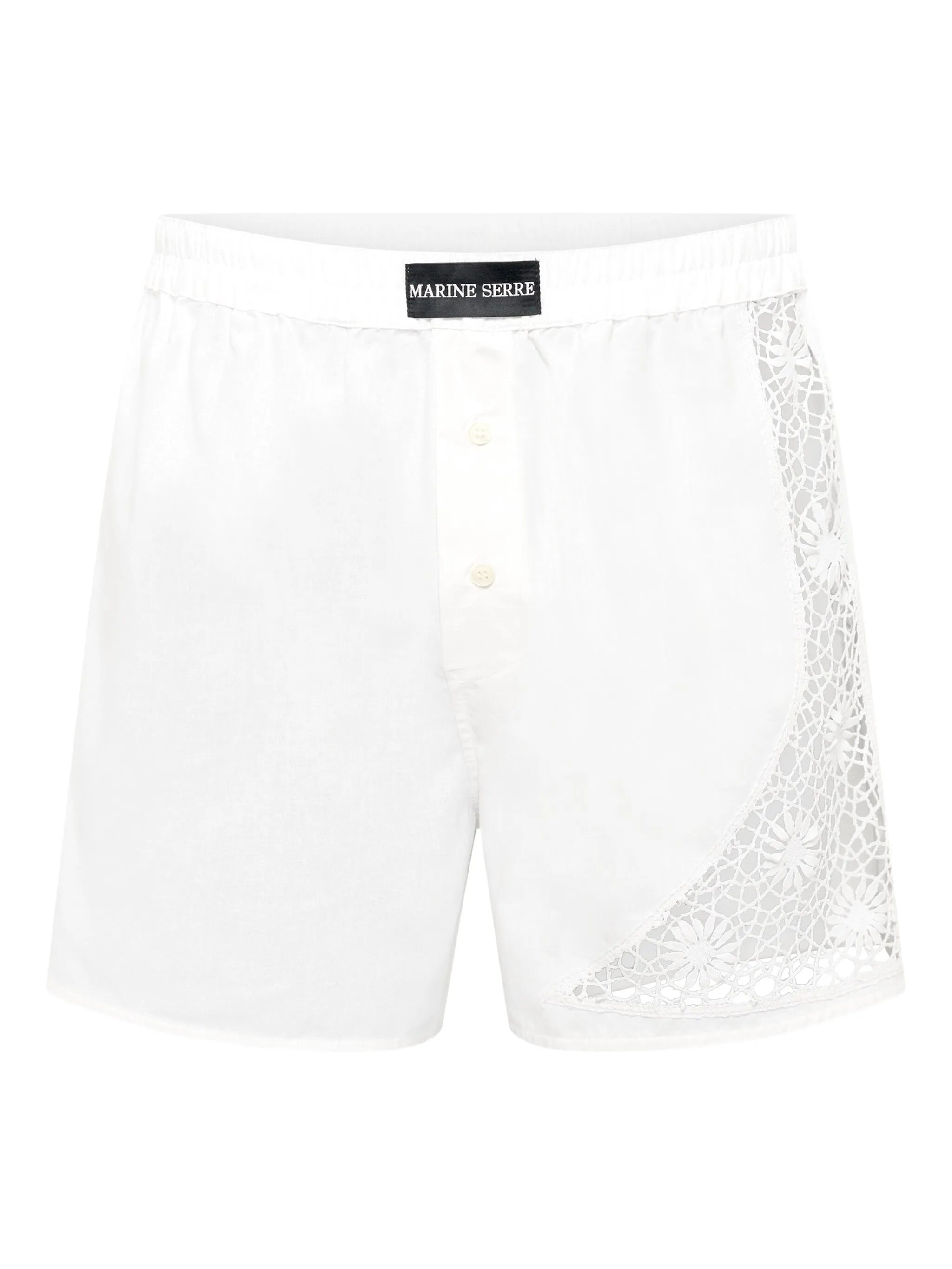 Household lace-embellished shorts