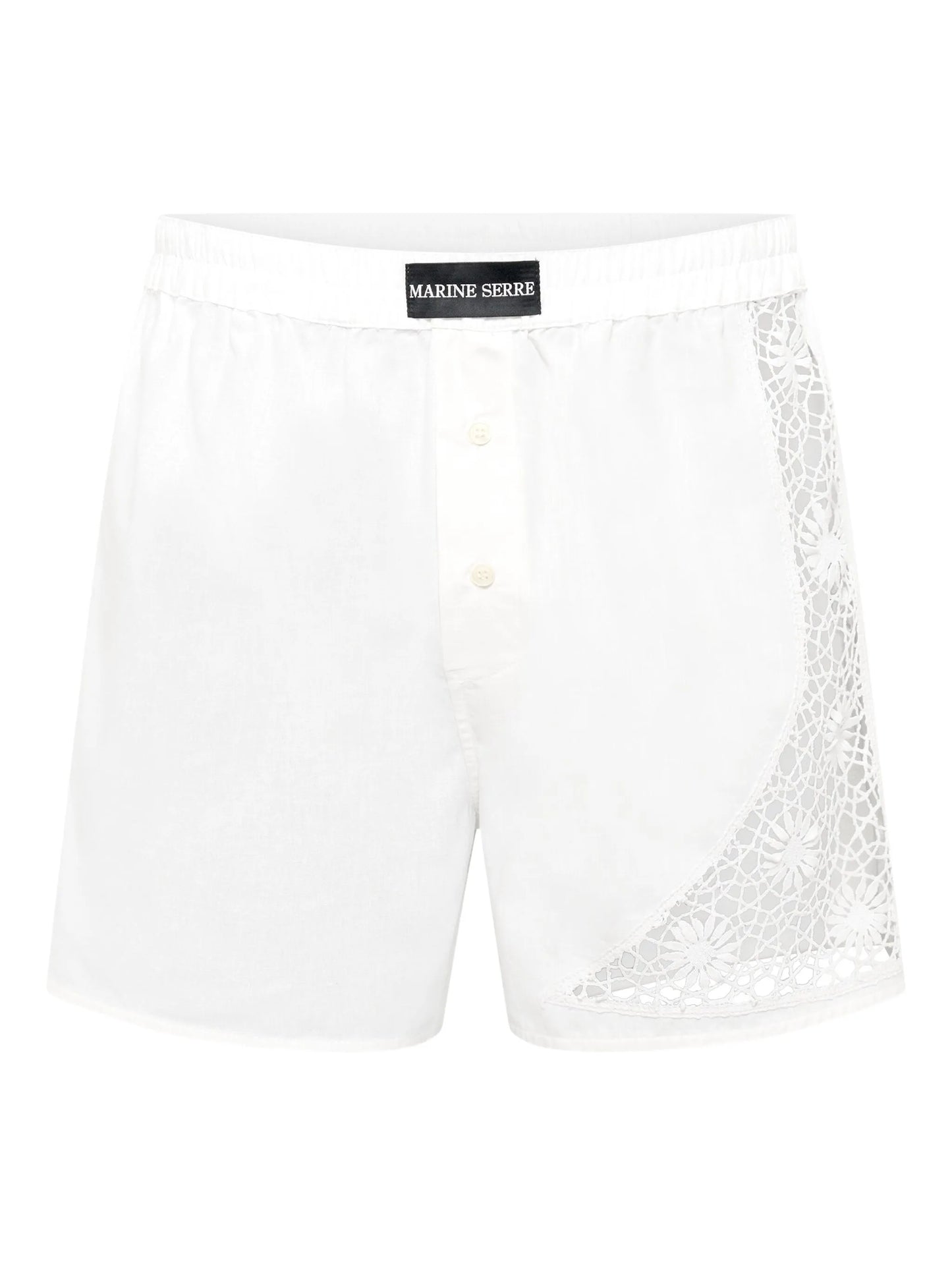 Household lace-embellished shorts