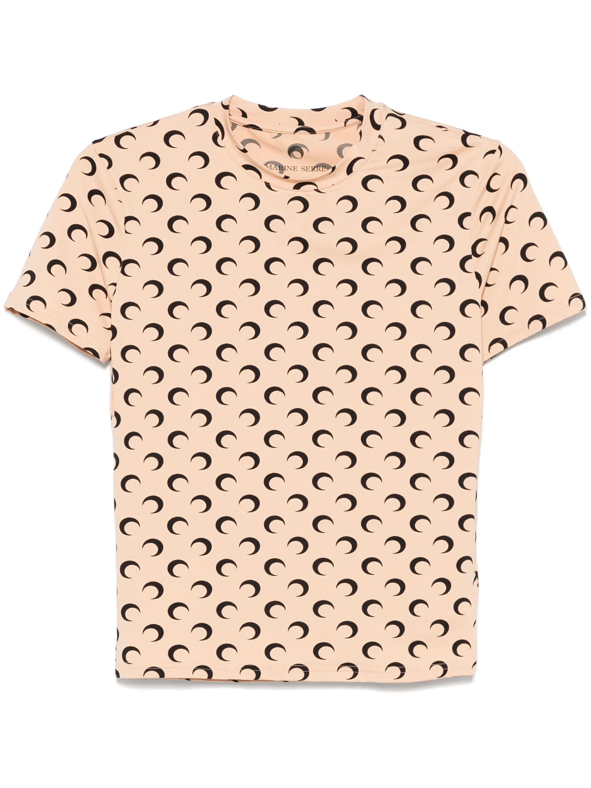 moon-print crewneck top