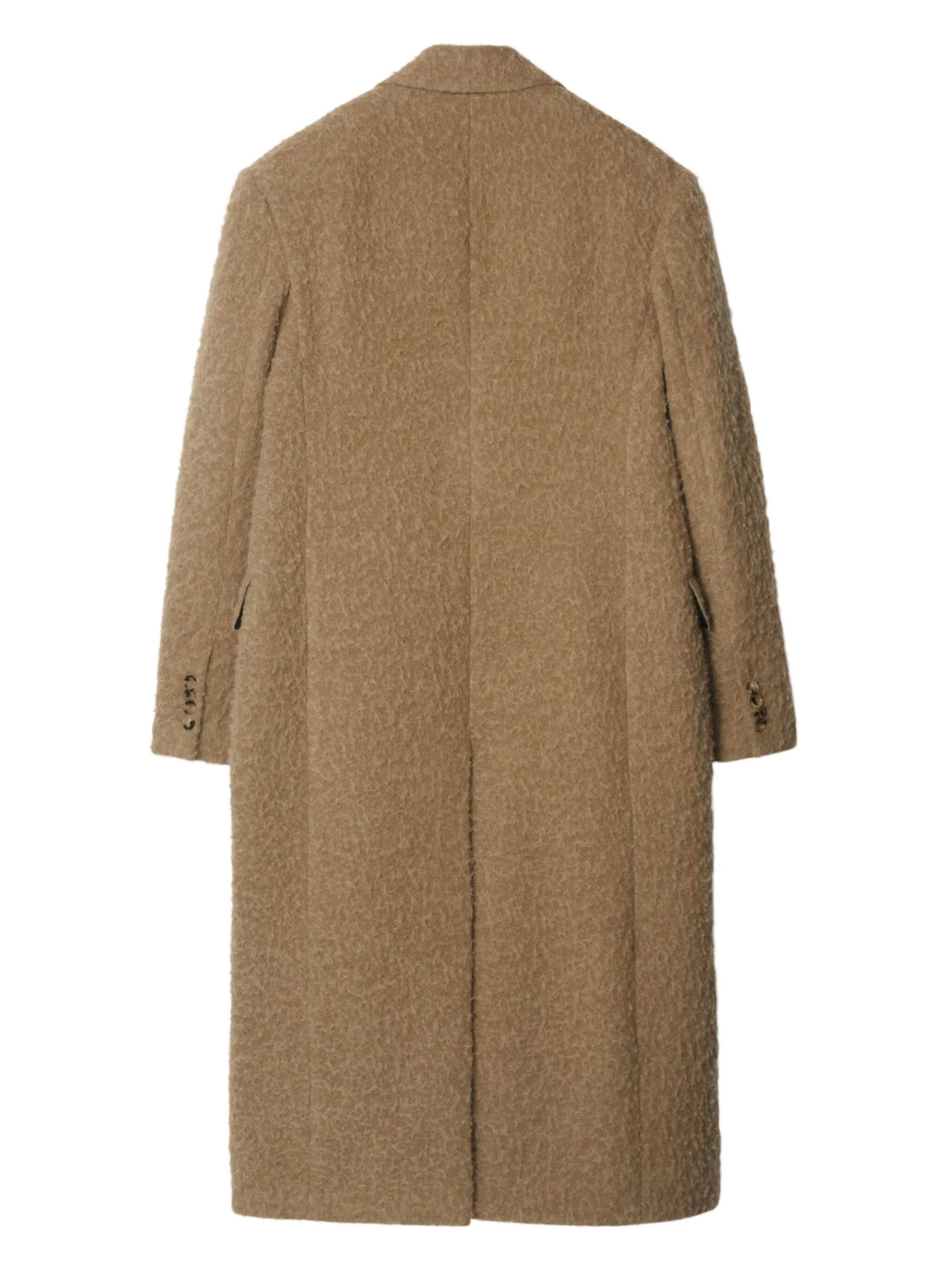 buttoned coat