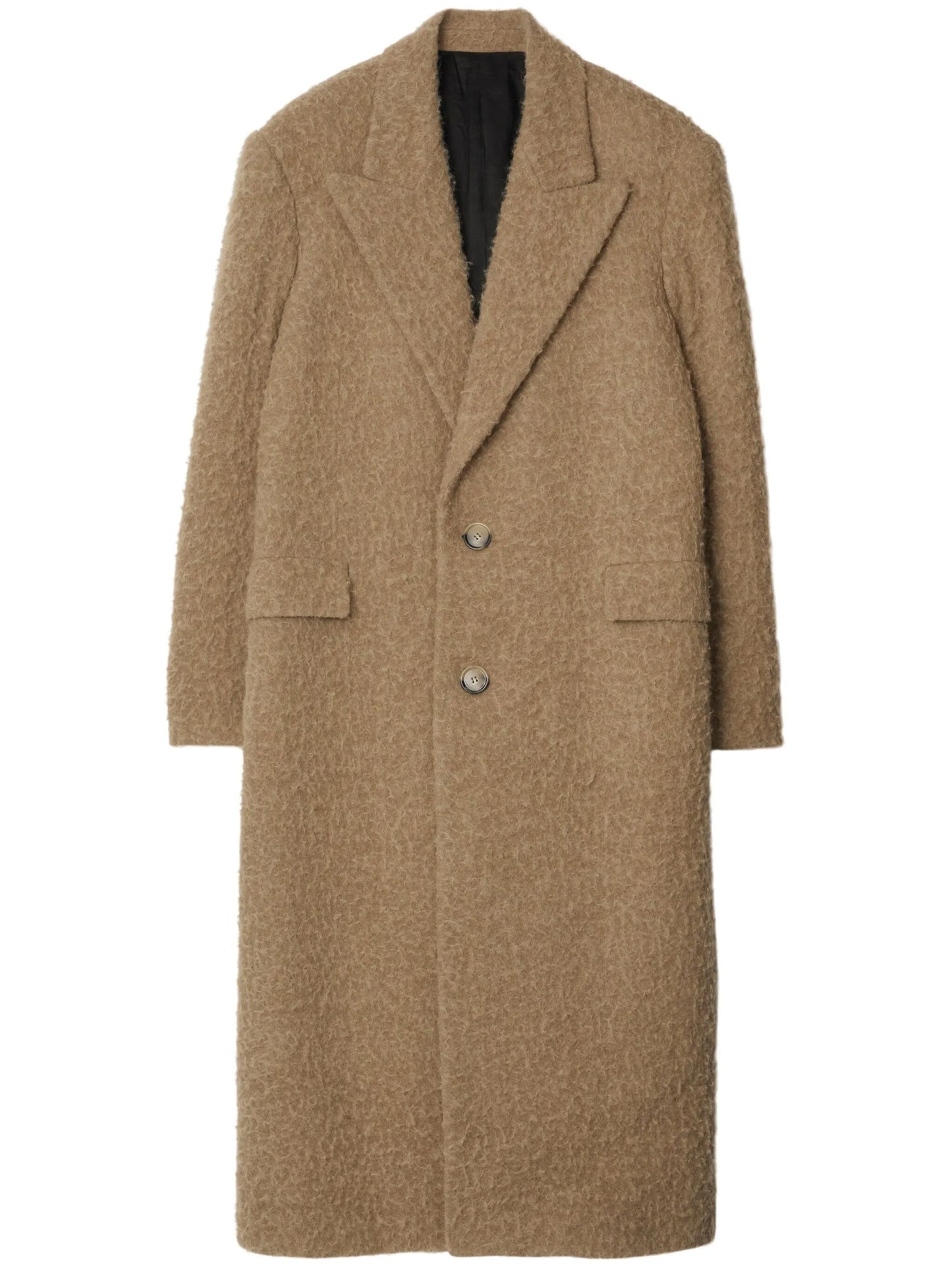 buttoned coat
