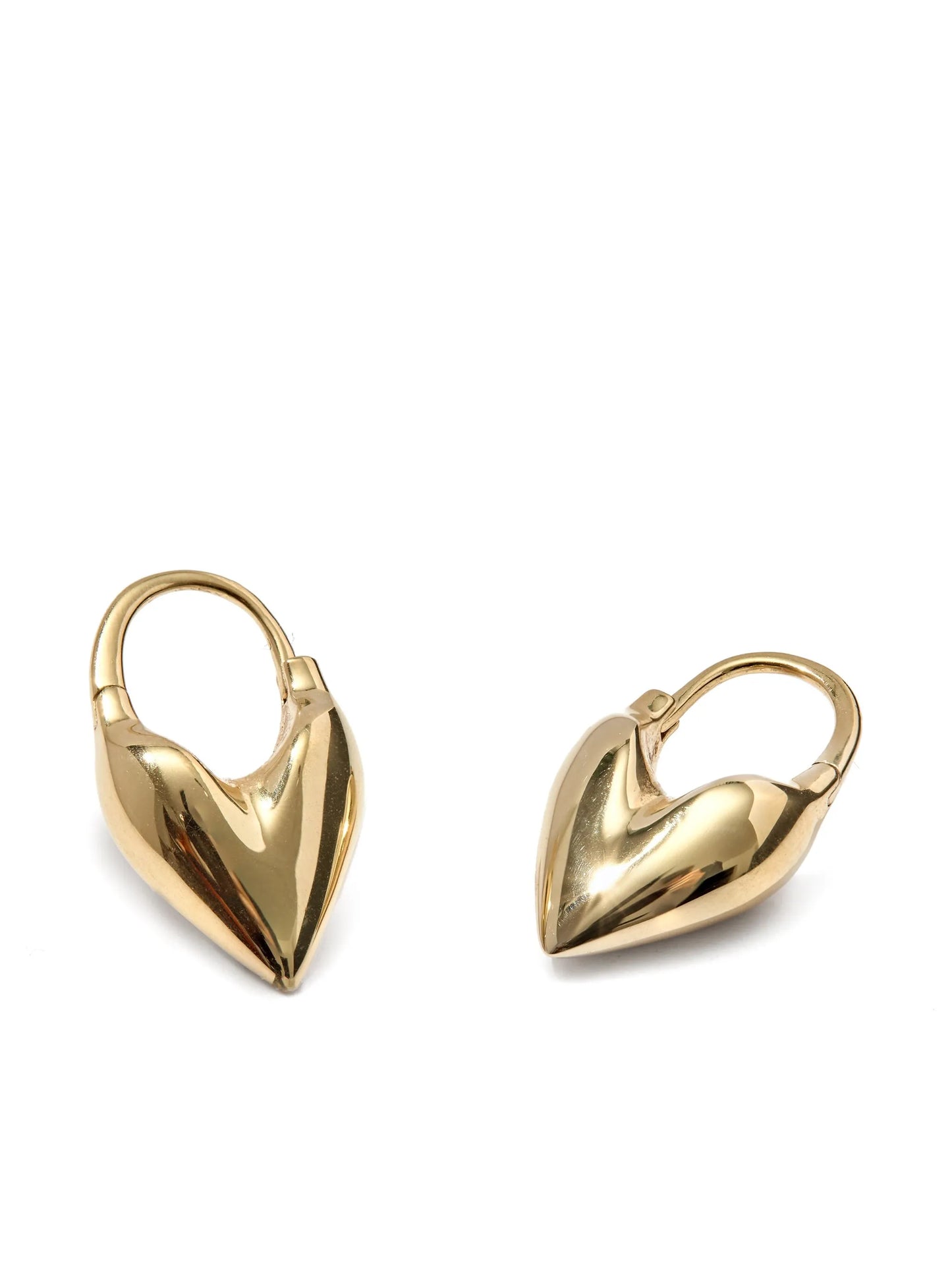 roscida heart hoop earrings