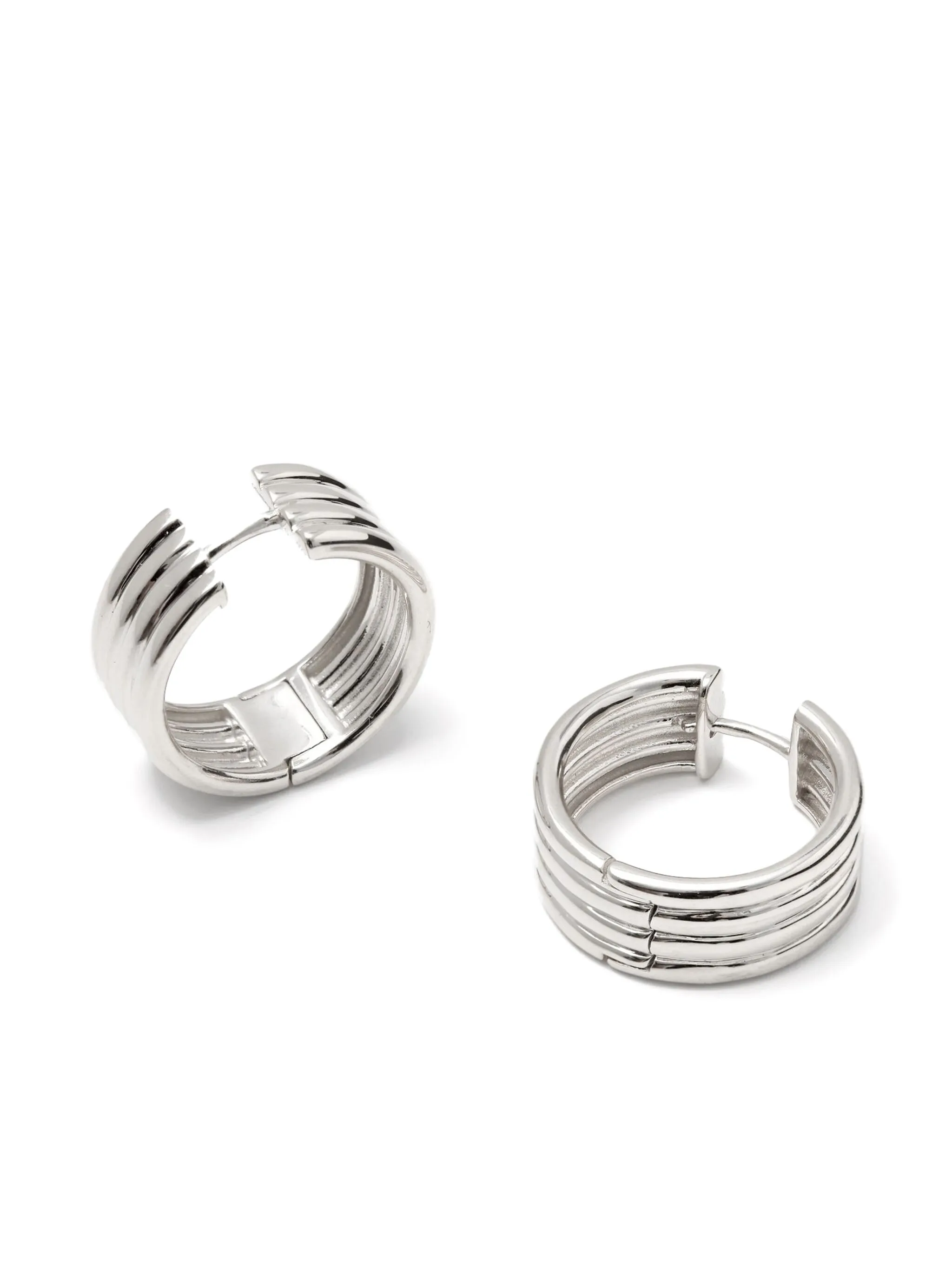 Stratis hoop earrings in sterling silver