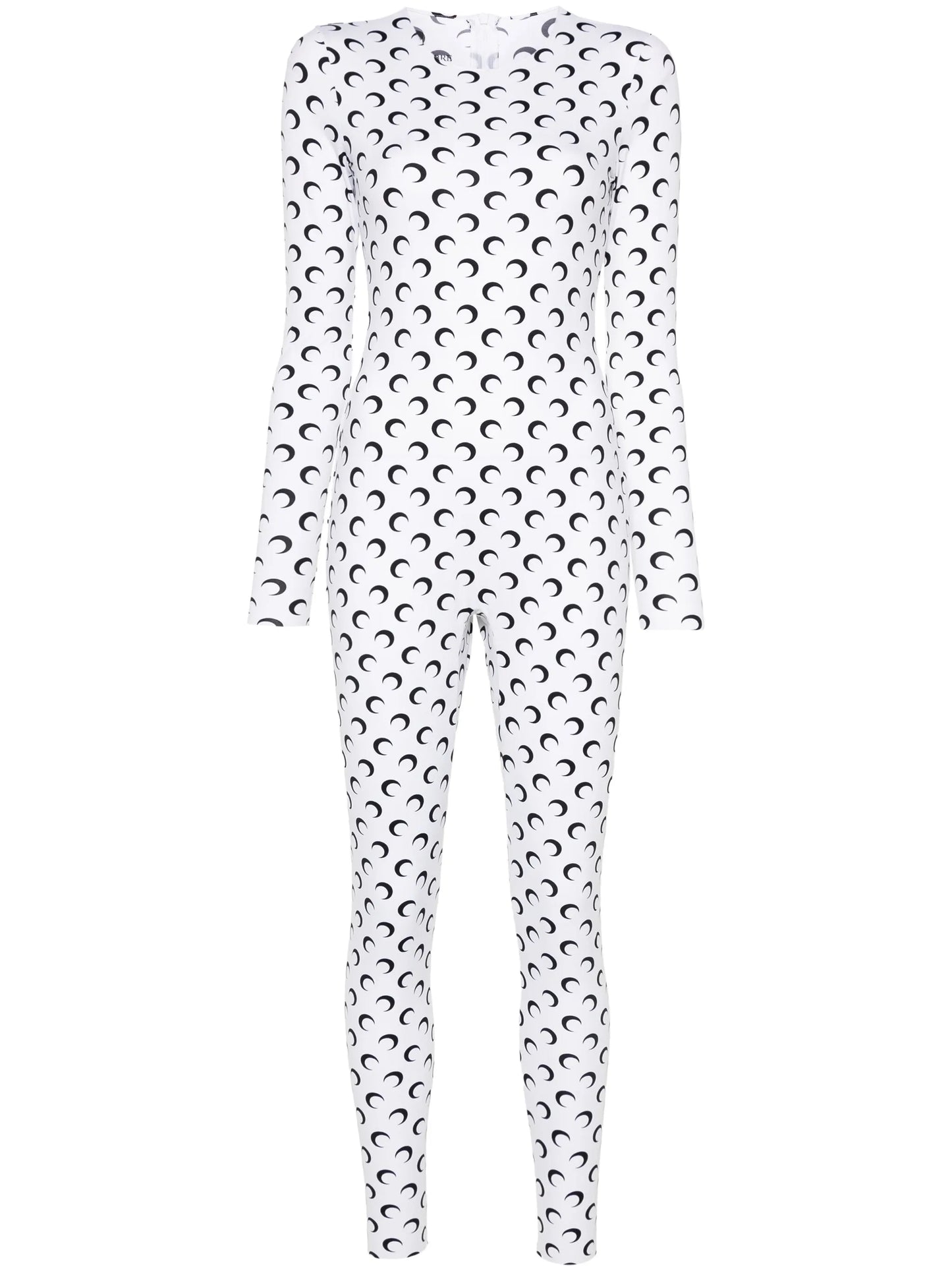 logo-print jersey catsuit