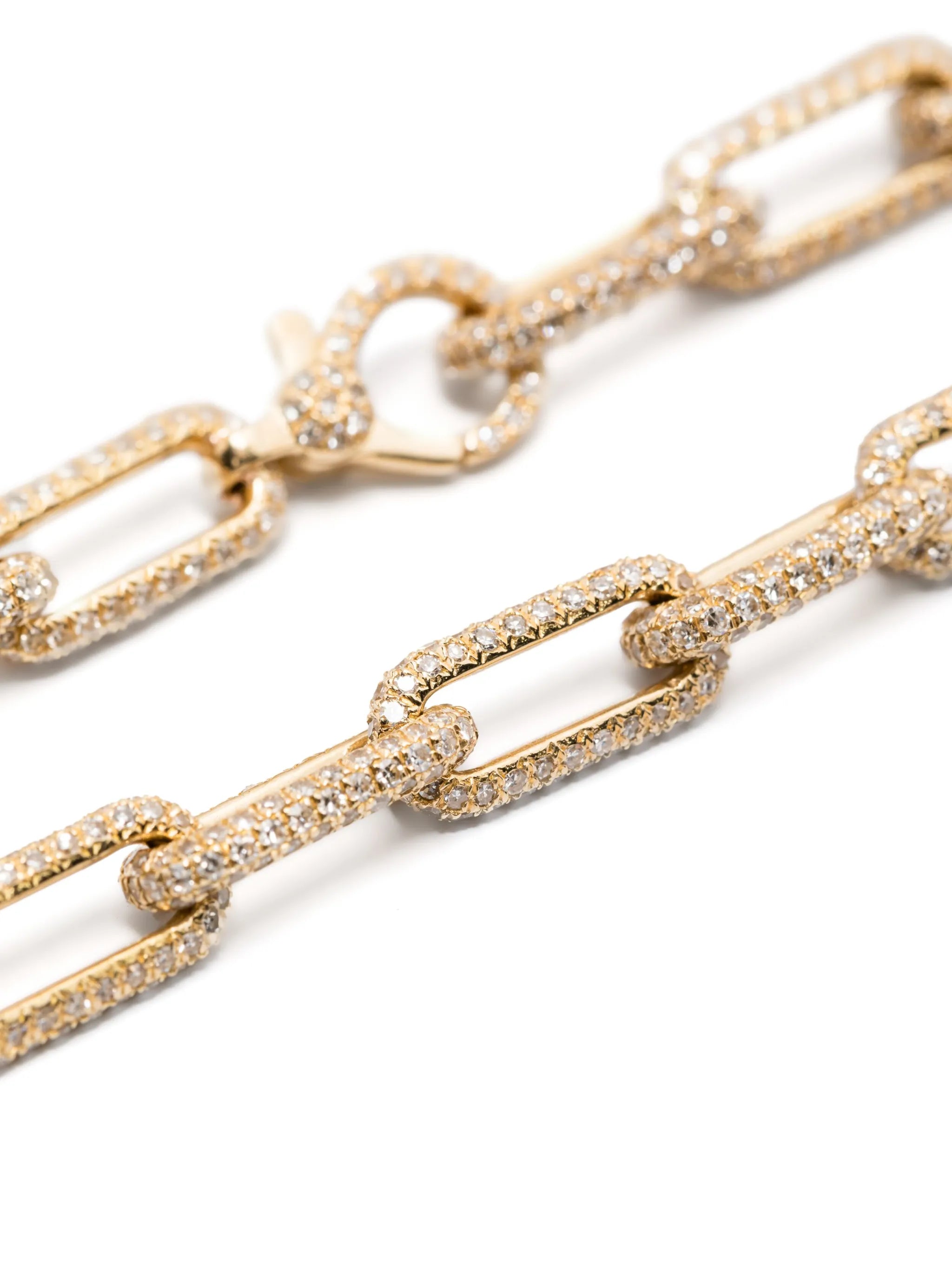 18CT yellow gold diamonds bracelet