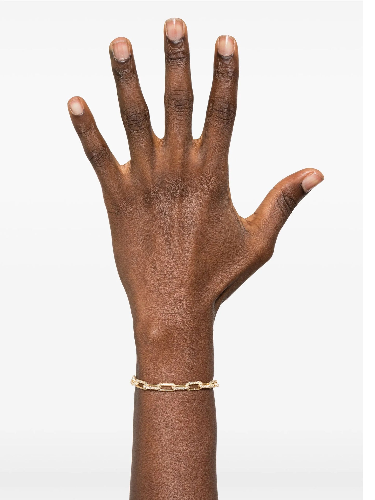 18CT yellow gold diamonds bracelet