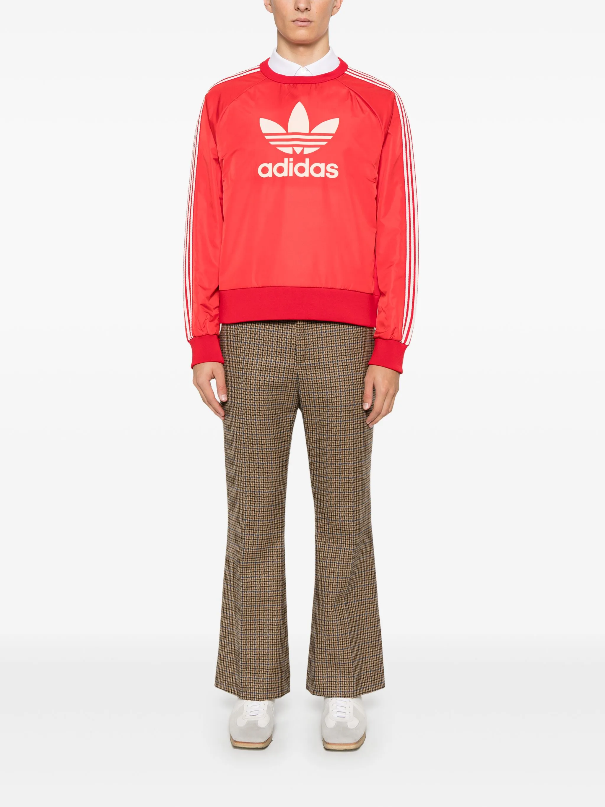 x Wales Bonner trefoil logo sweatshirt