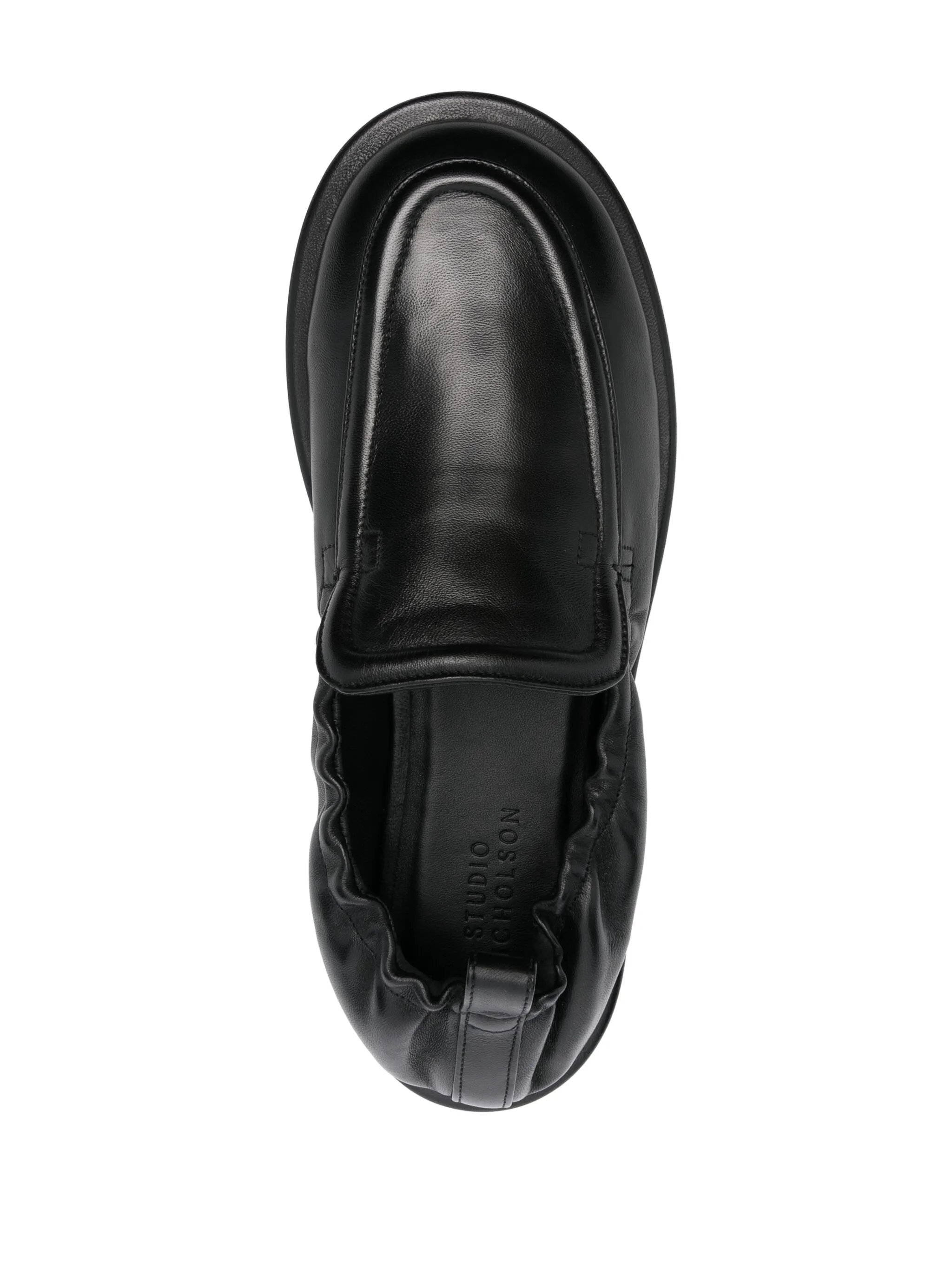 Donovan elasticated round-toe loafers
