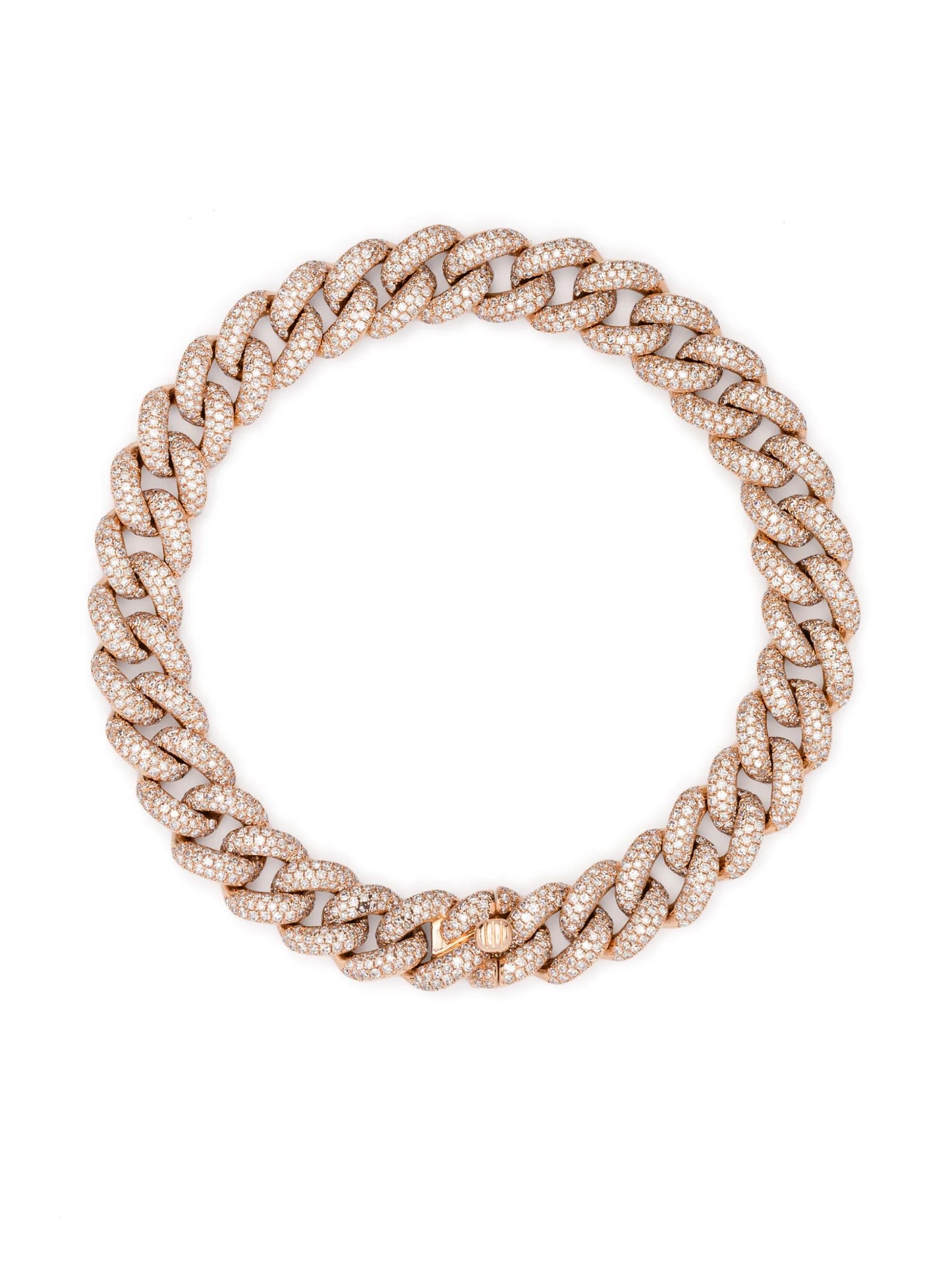 18CT rose gold essential diamond bracelet