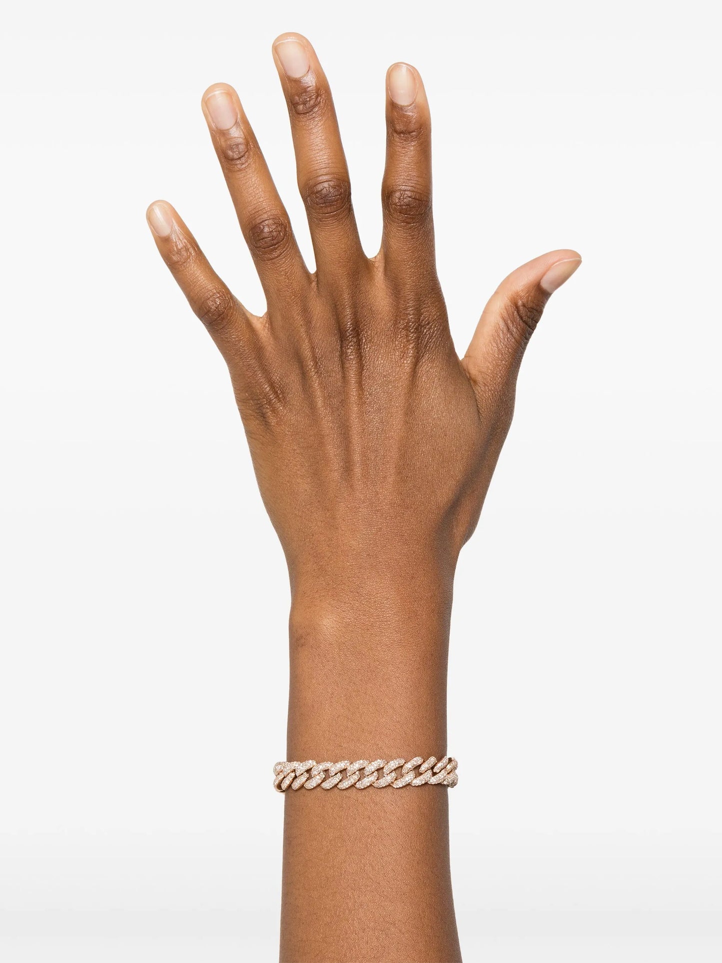 18CT rose gold essential diamond bracelet