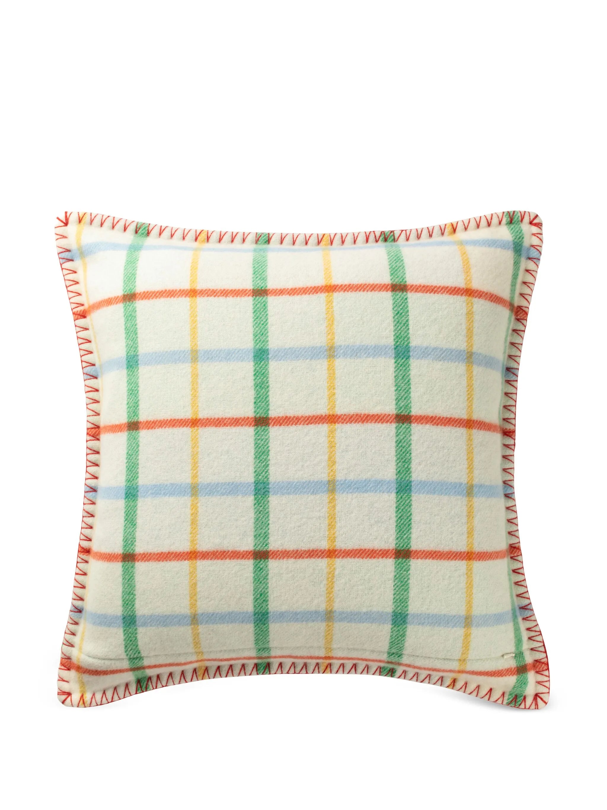double-face wool cushion