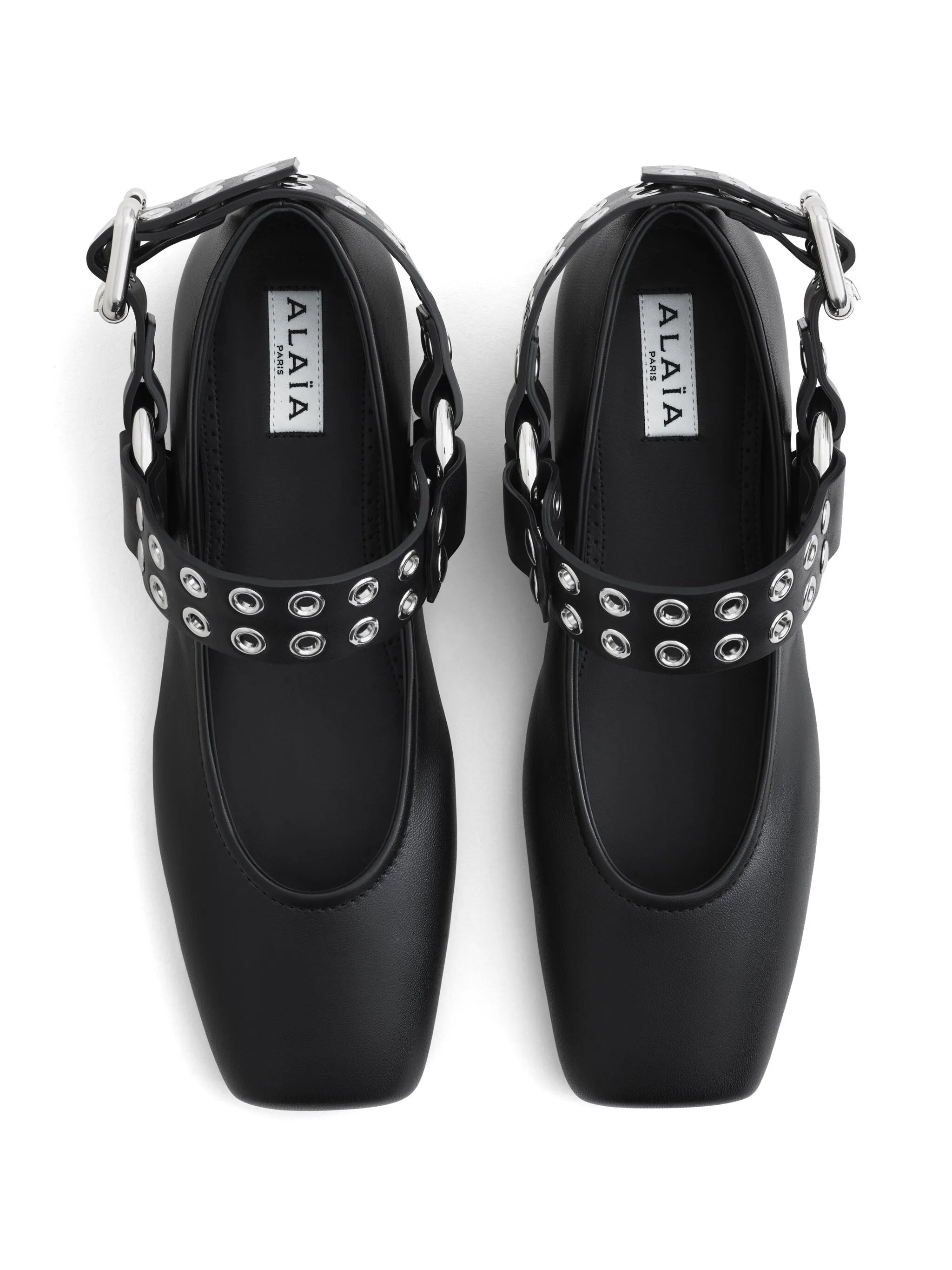 Square ballet flats