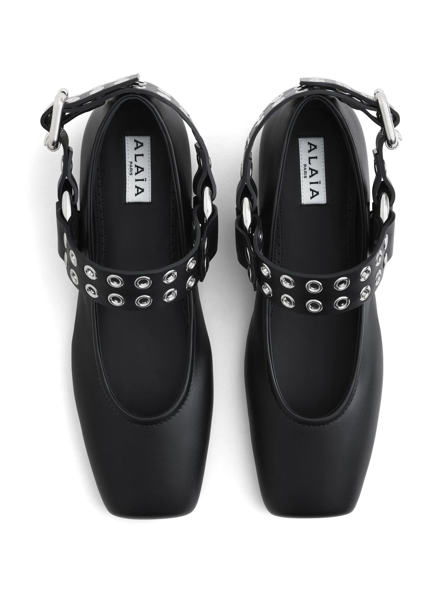 Square ballet flats