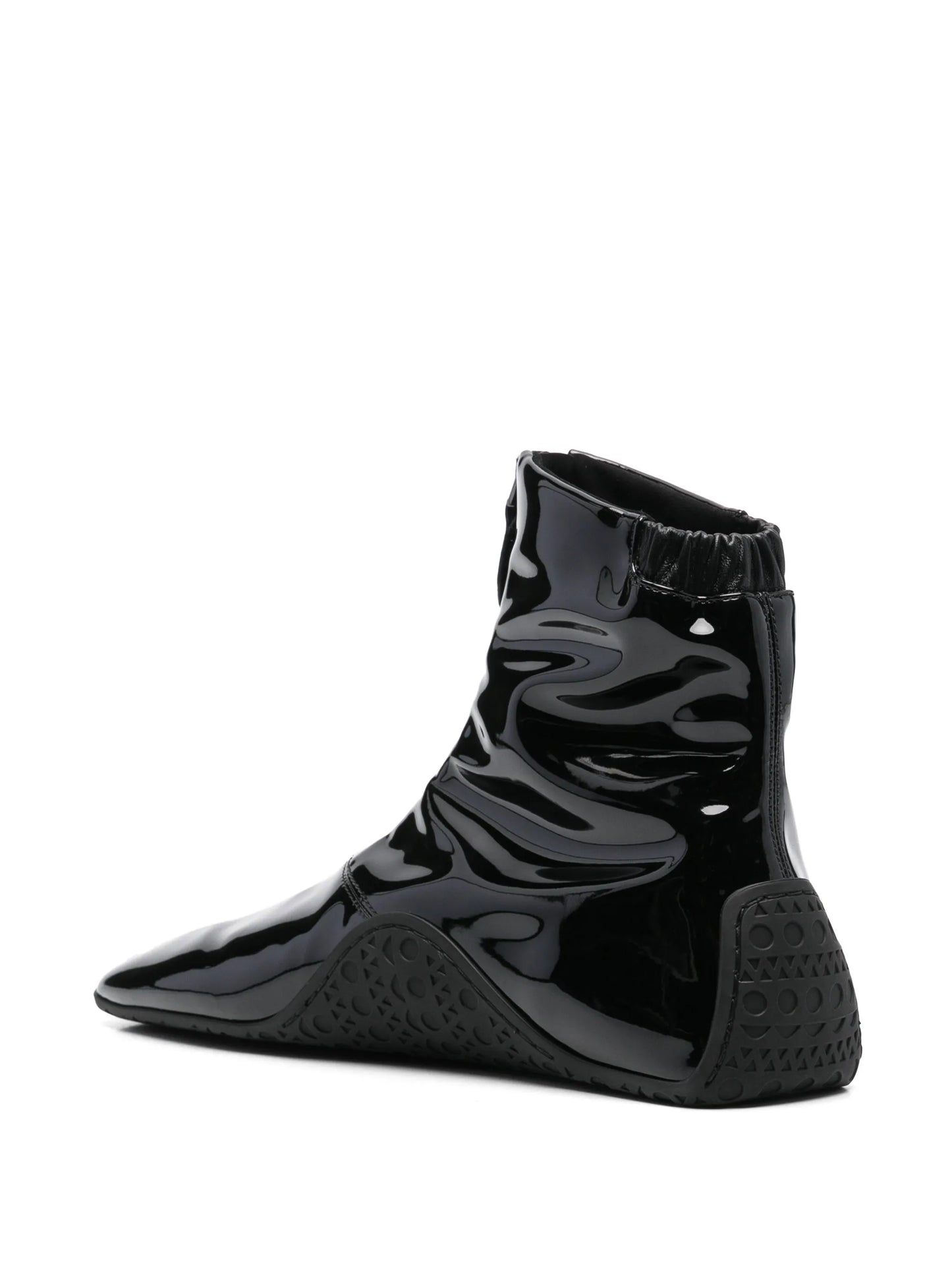 logo-embossed sneakers