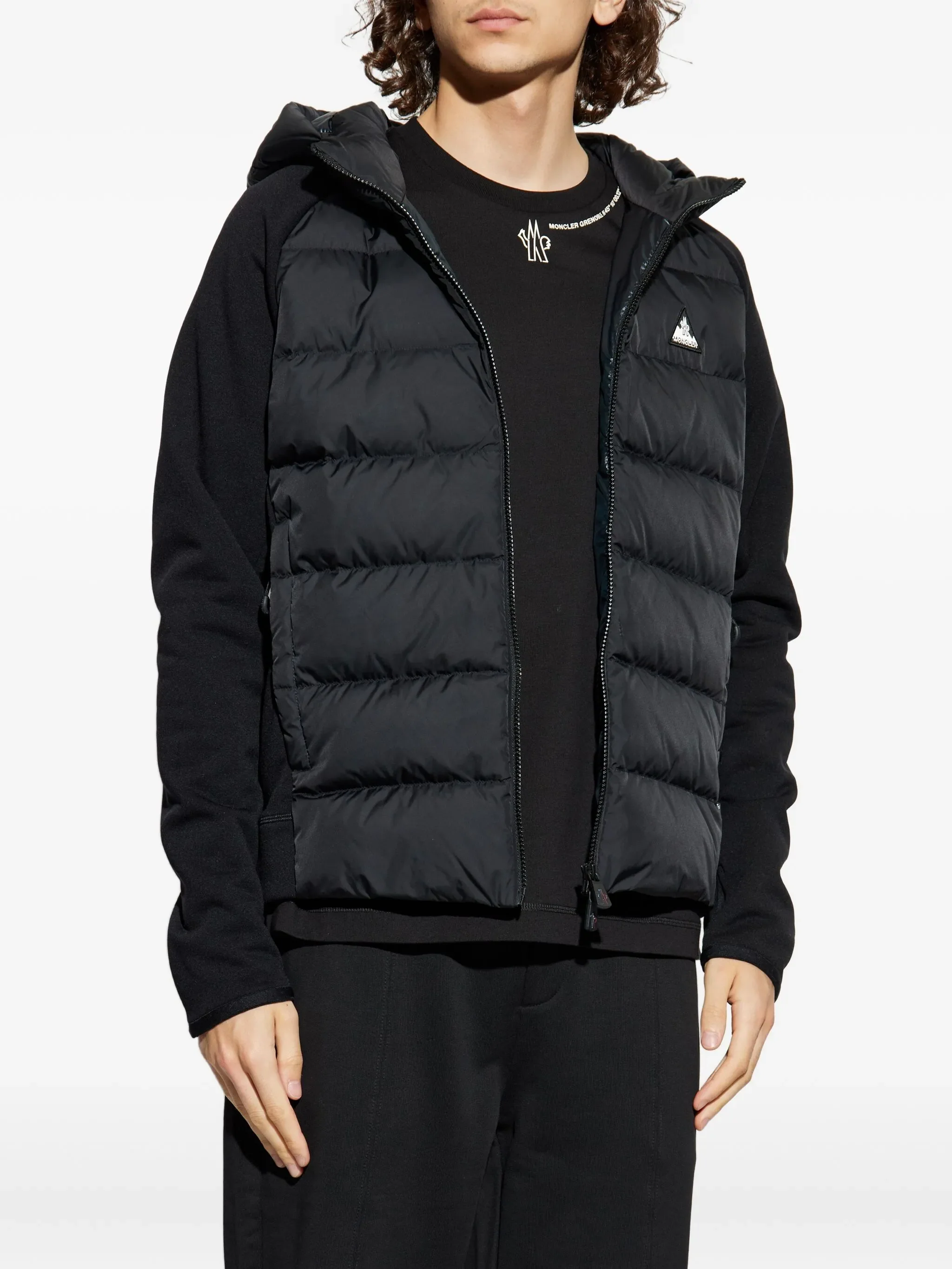 quilted zip jacket
