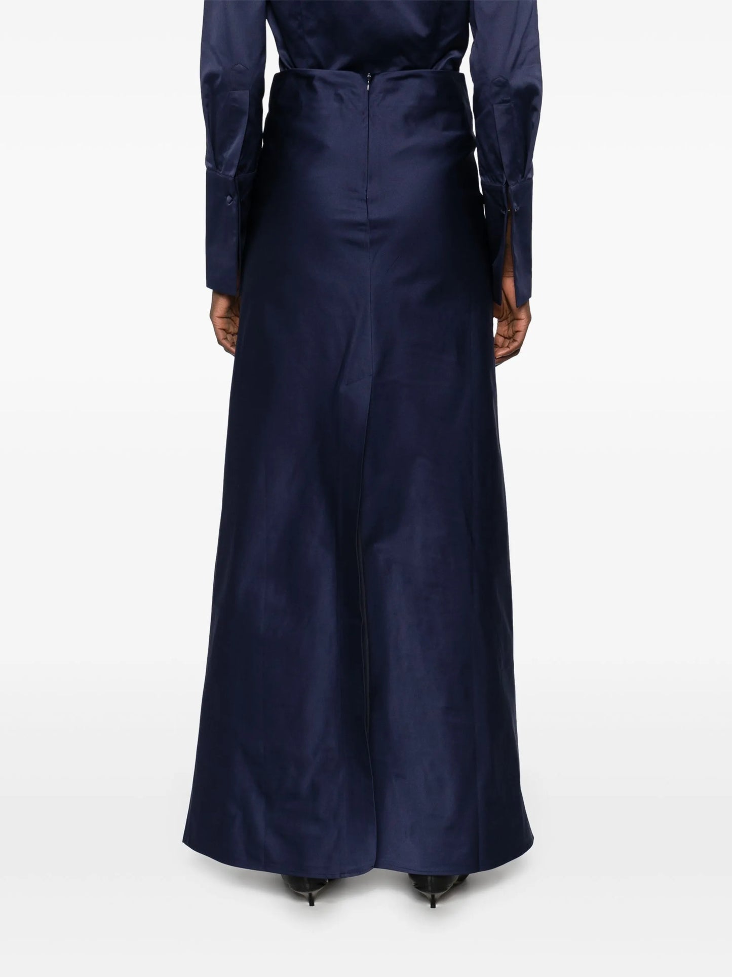 x Gieves  Hawkes Belmont maxi skirt