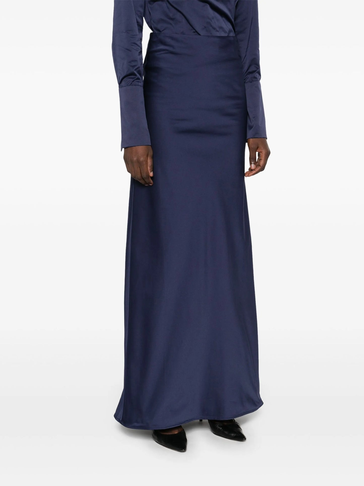 x Gieves  Hawkes Belmont maxi skirt
