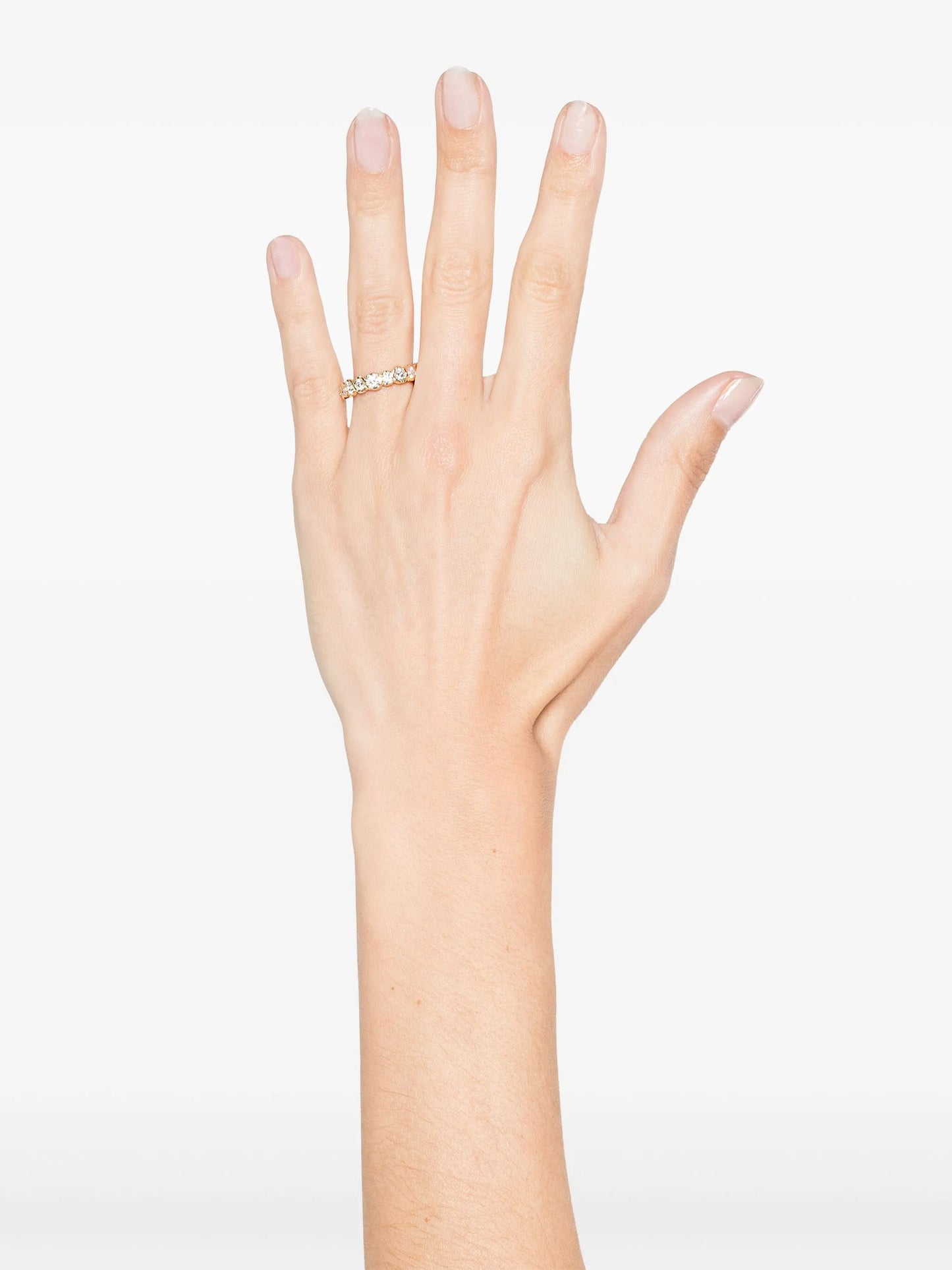 14CT yellow gold medium Alfa diamond ring