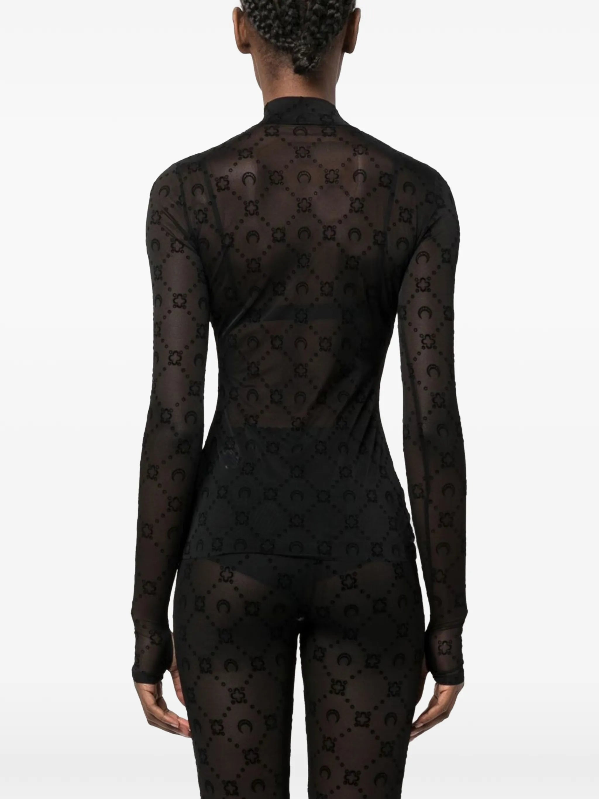 Moonogram long-sleeve T-shirt