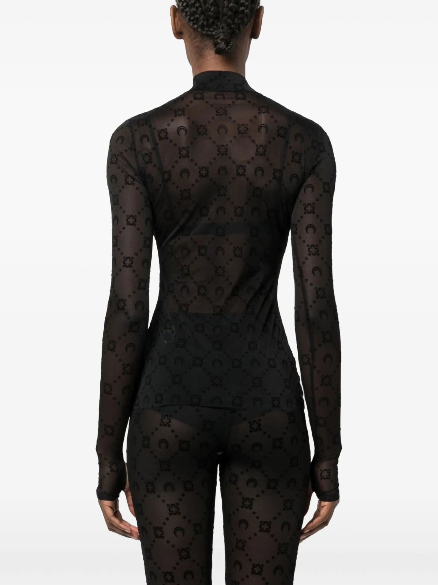 Moonogram long-sleeve T-shirt