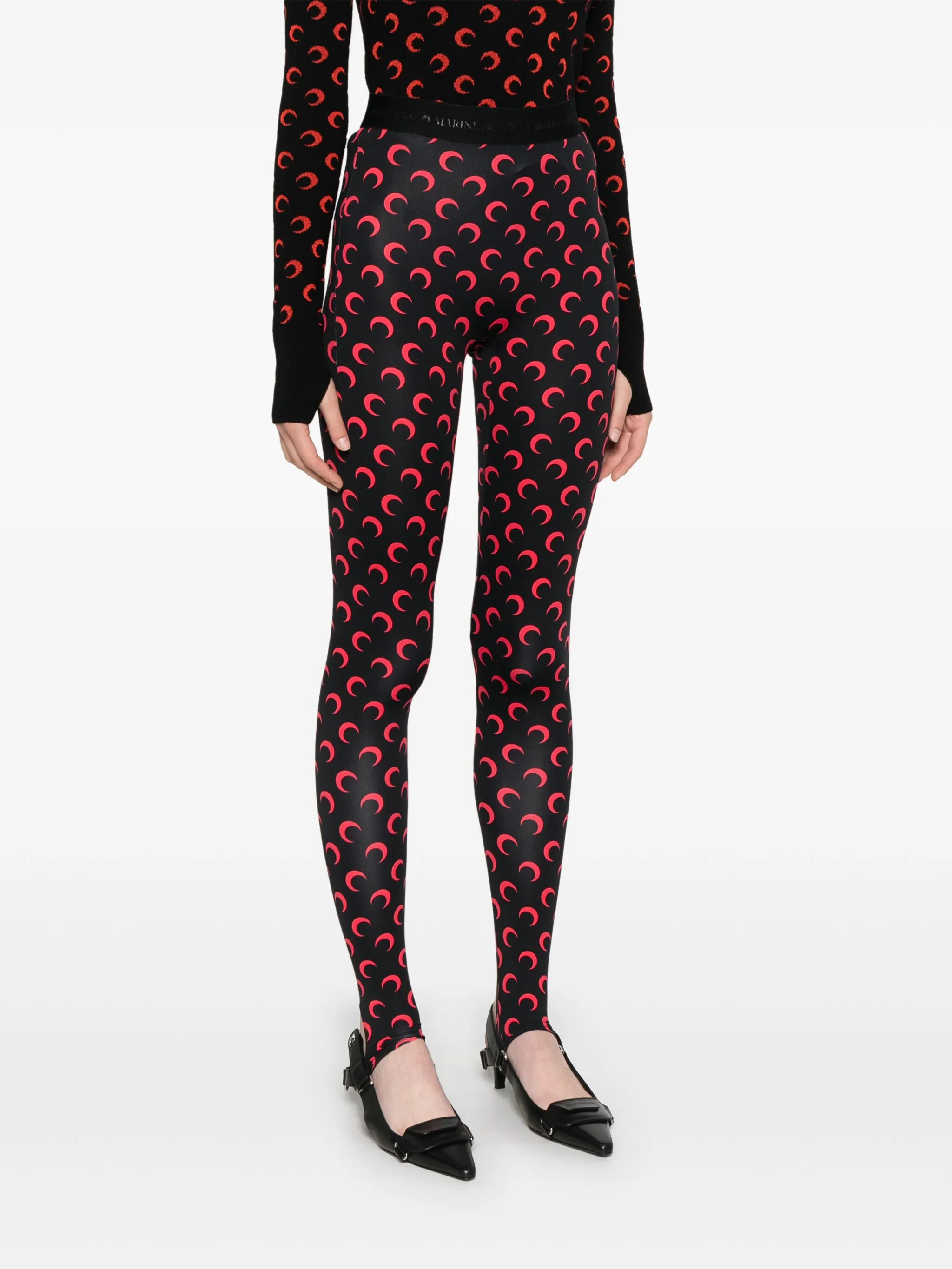 Moon jersey leggings