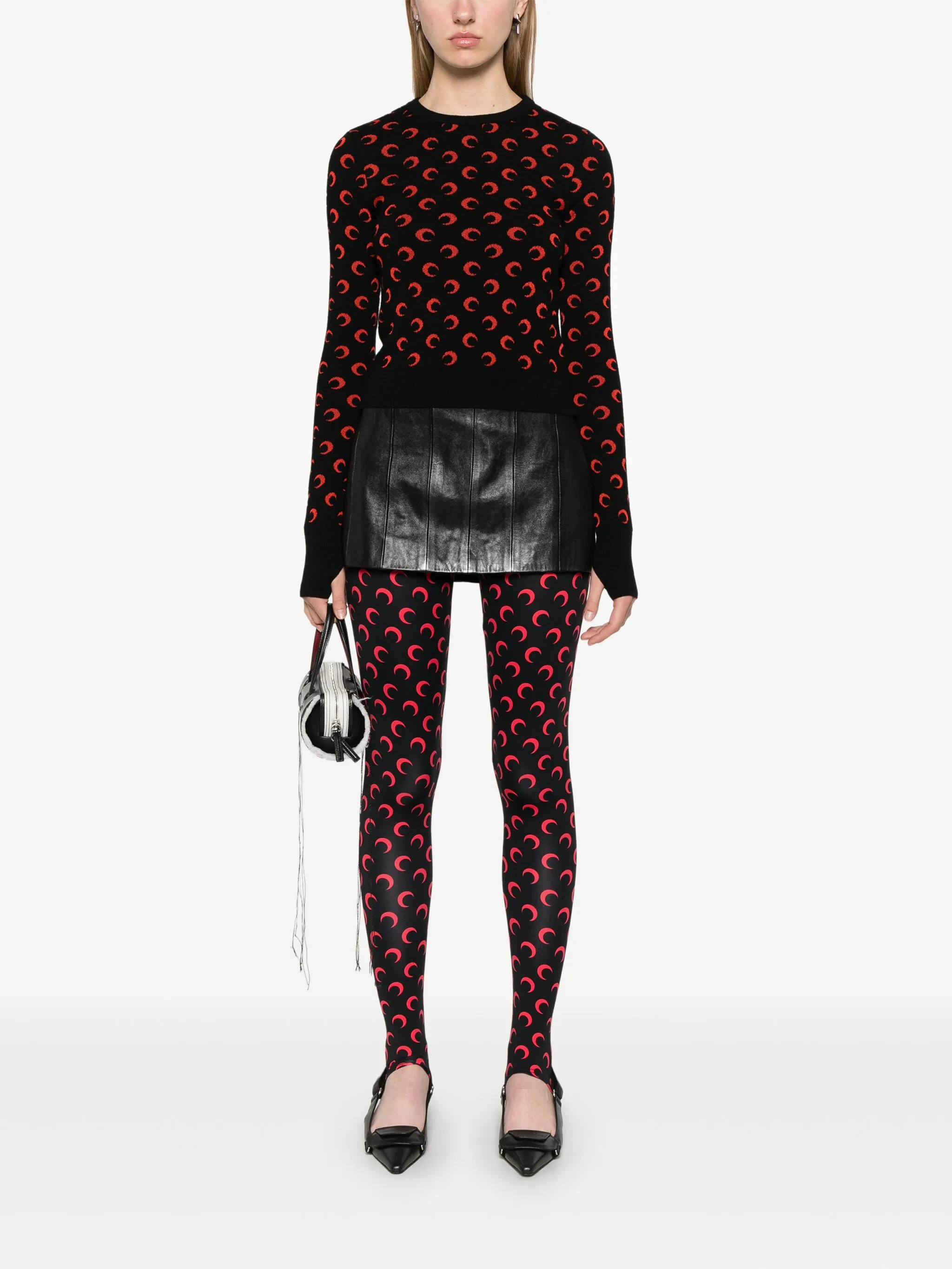 Moon jersey leggings