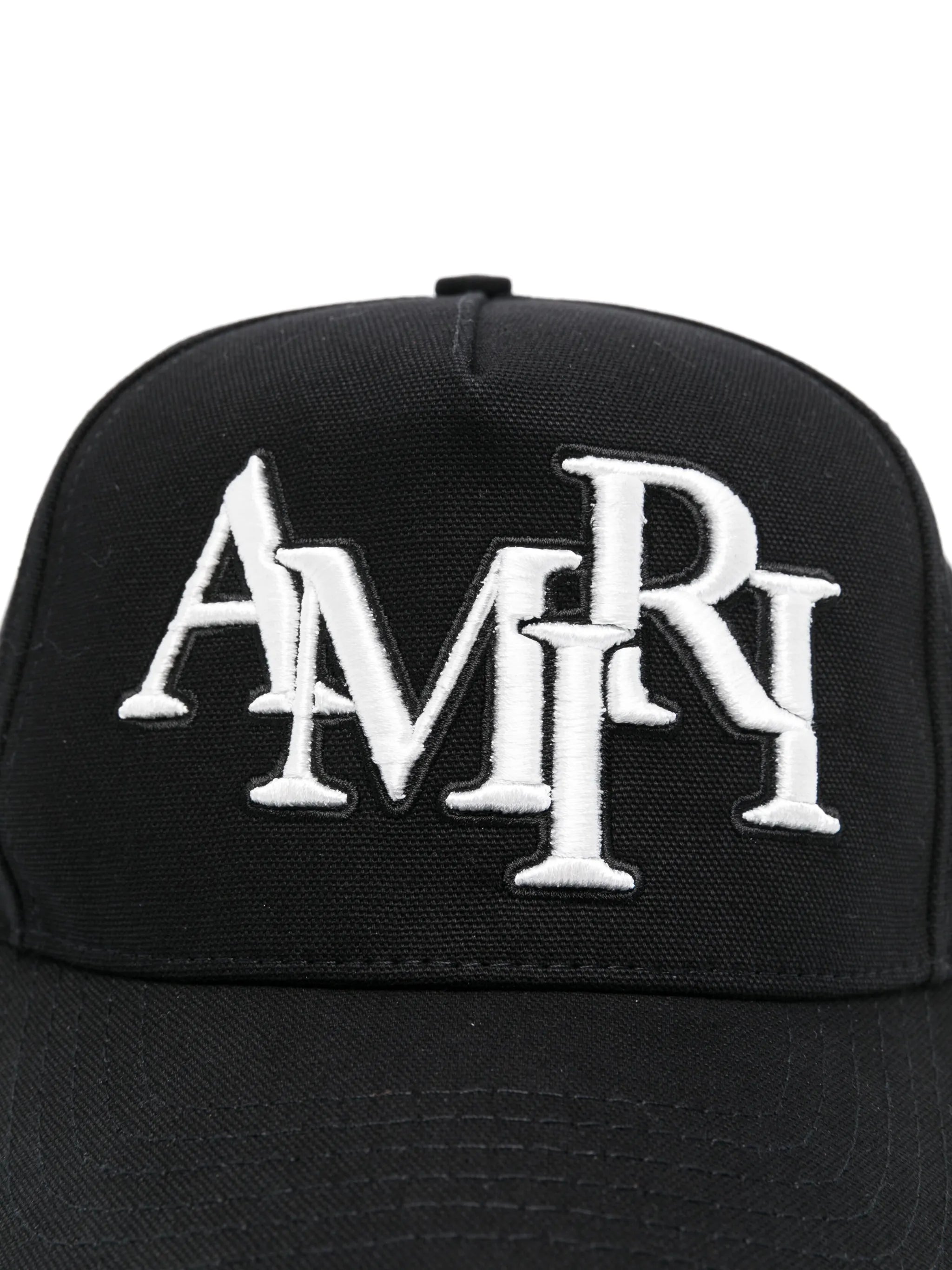 Staggered-logo cap