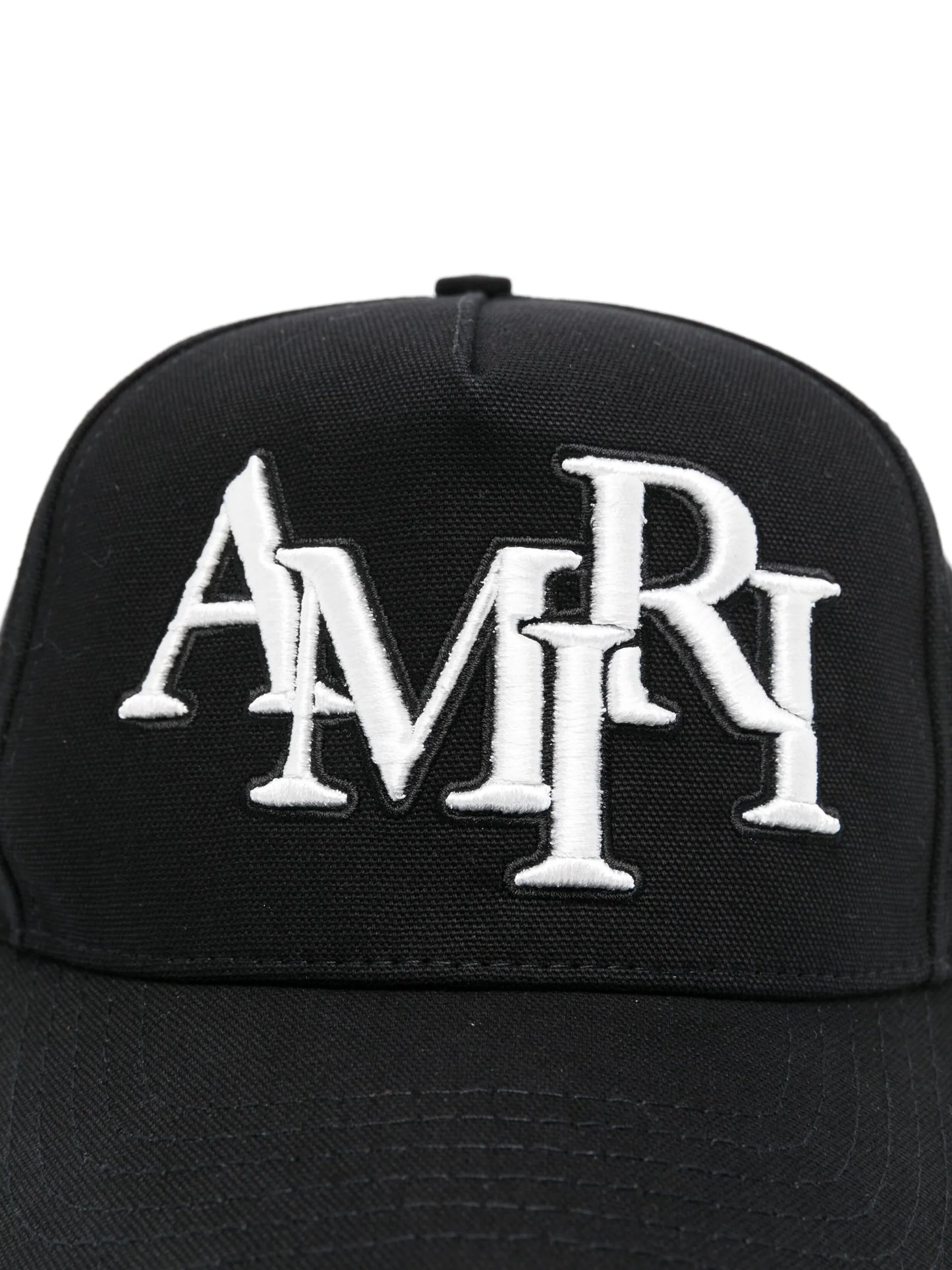 Staggered-logo cap