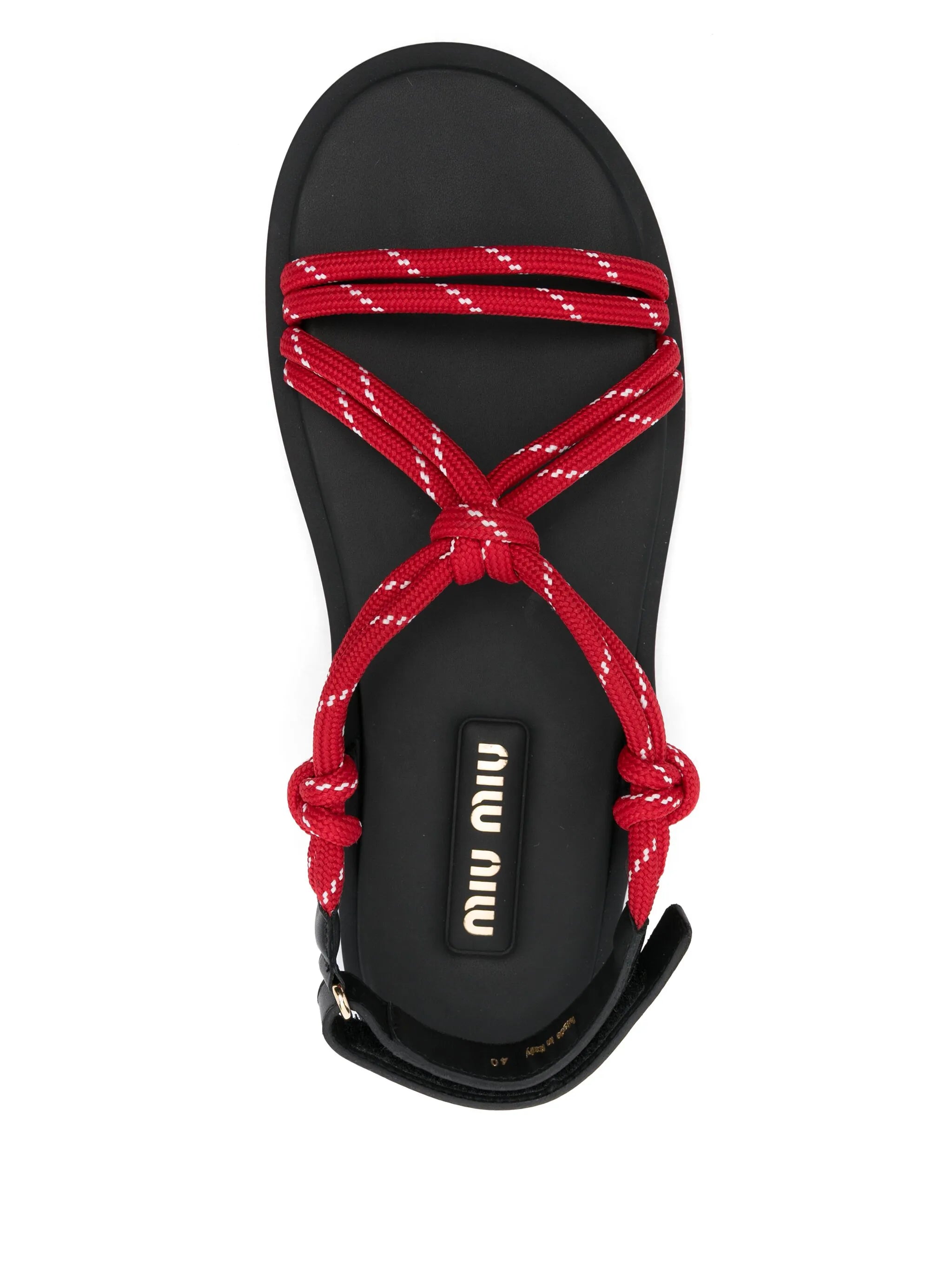 Riviere cord leather sandals