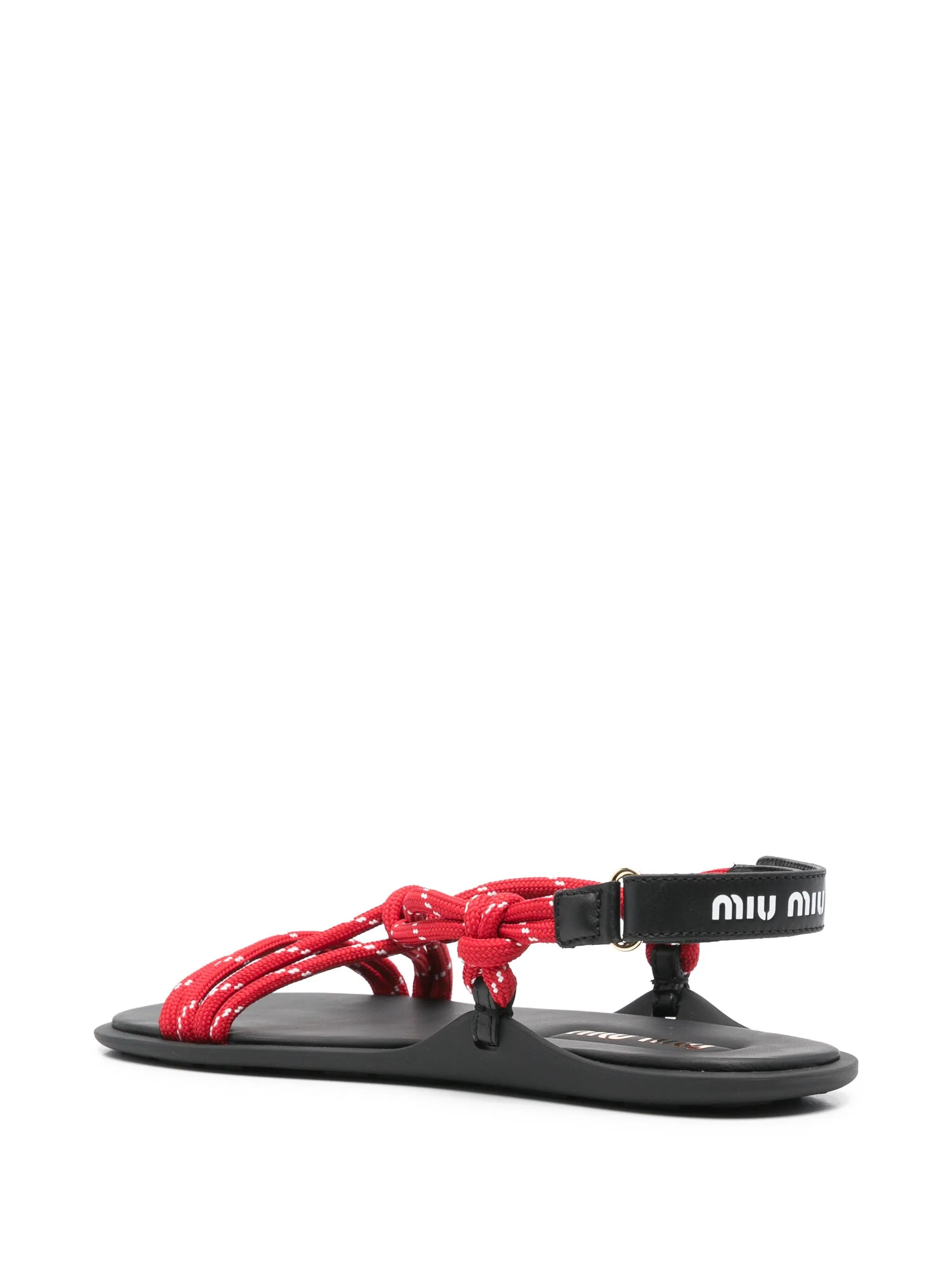 Riviere cord leather sandals