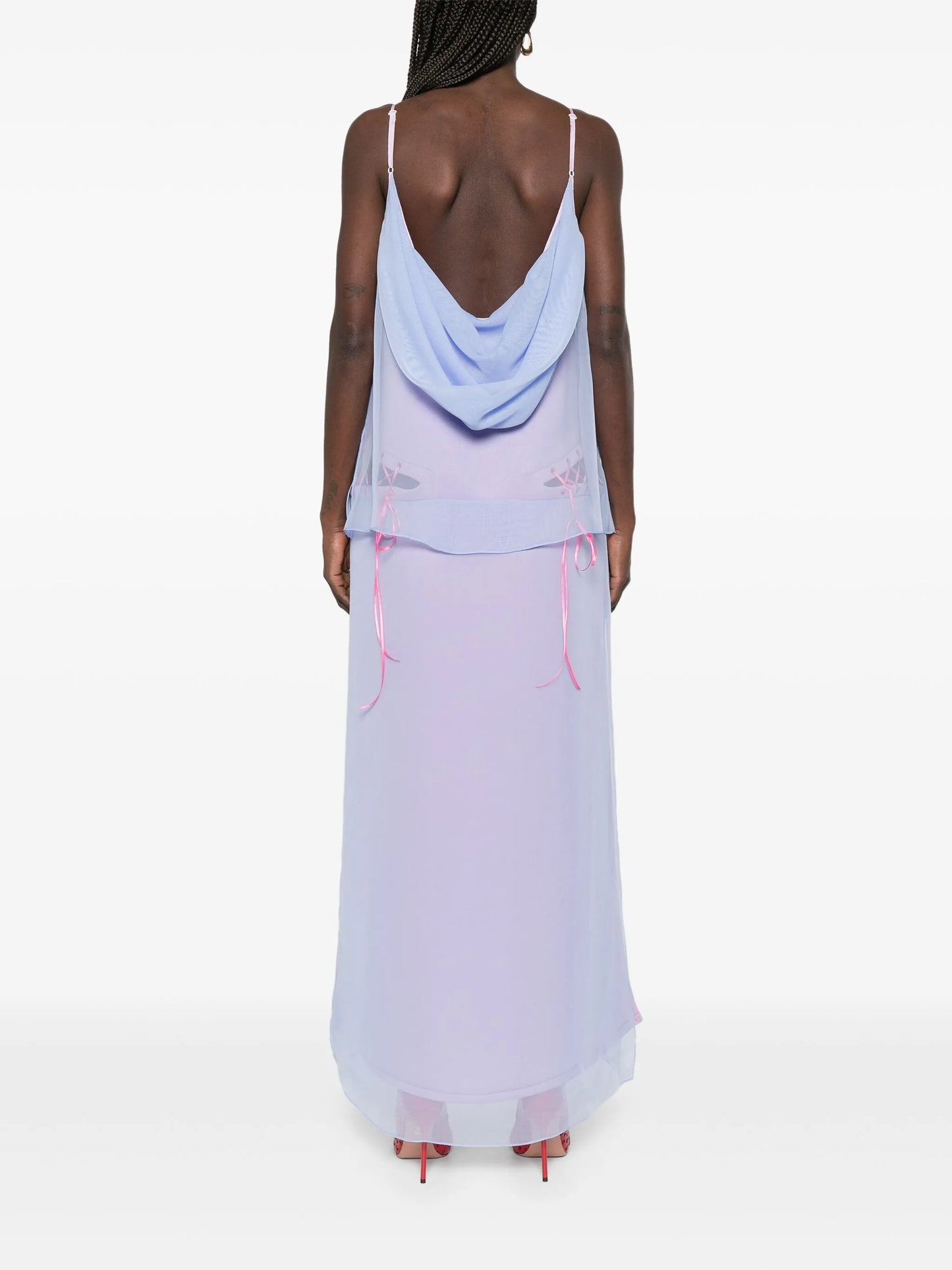 layered maxi dress