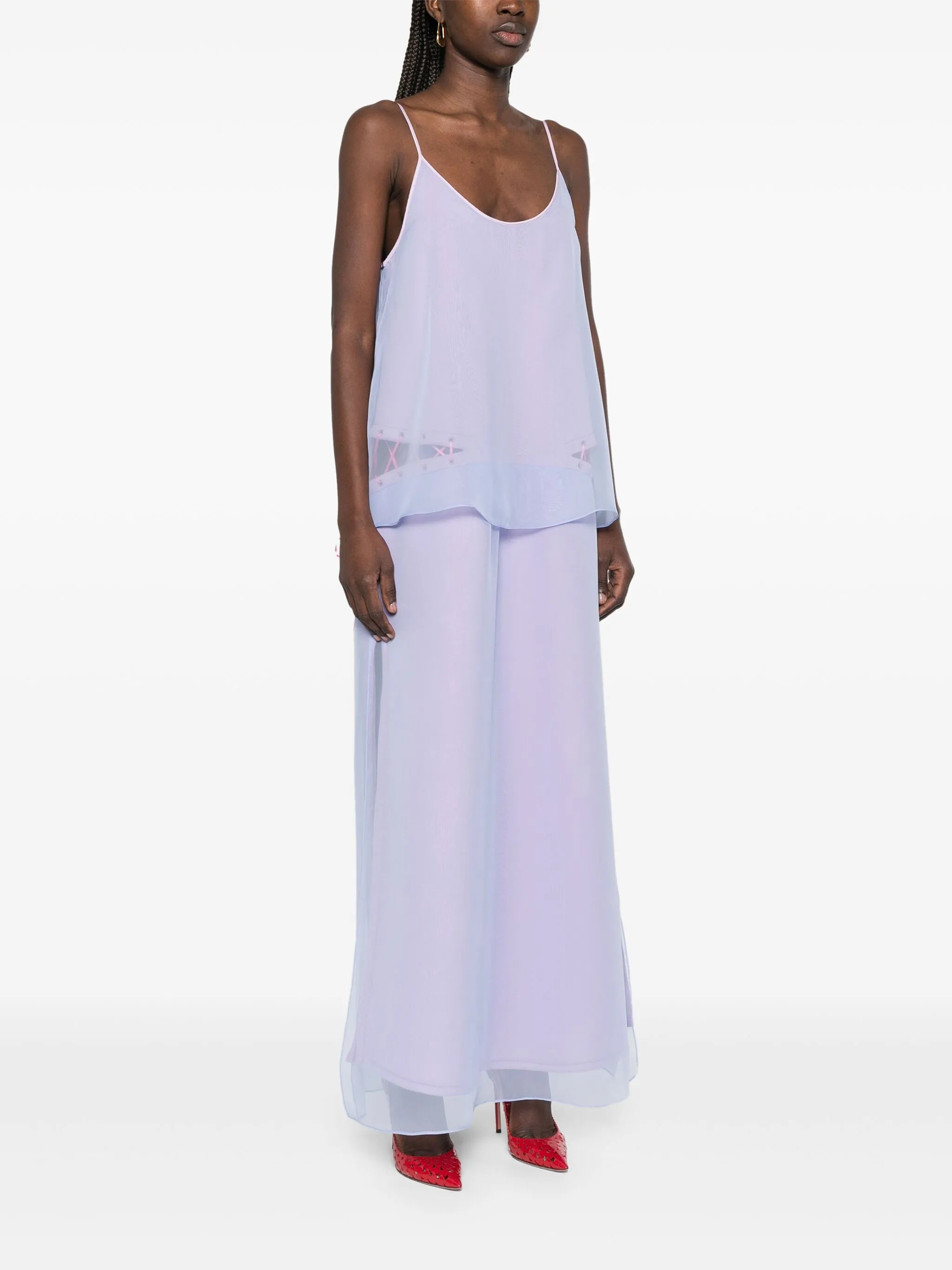 layered maxi dress
