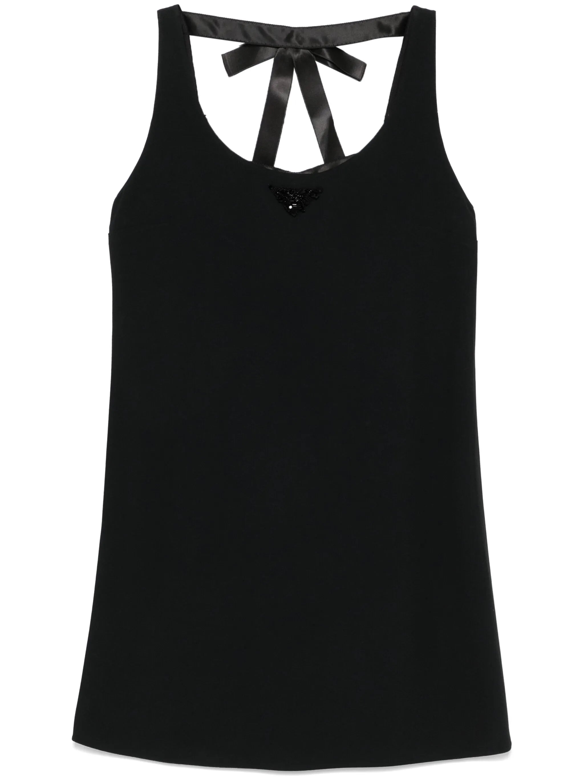 triangle-logo mini dress