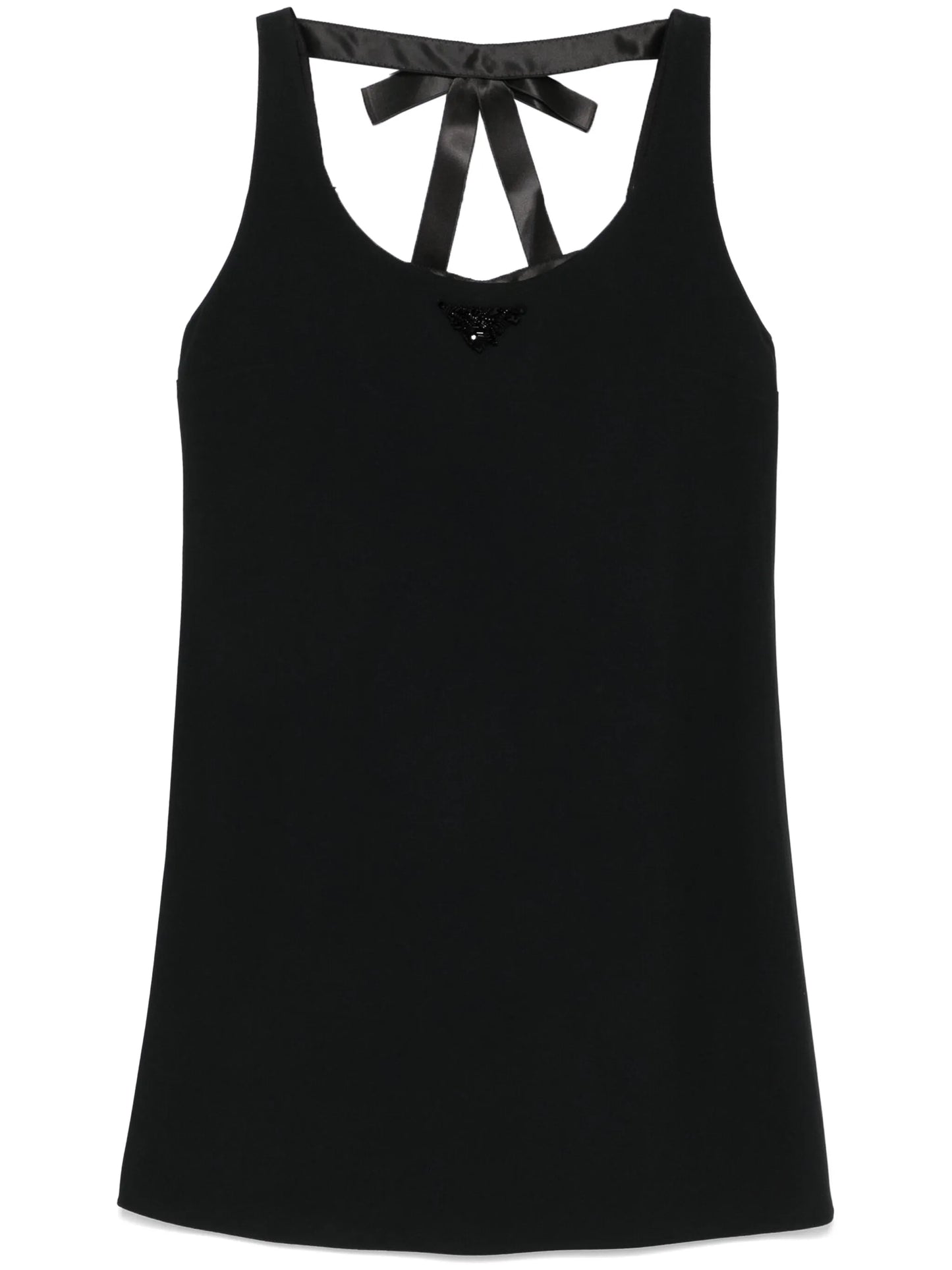triangle-logo mini dress